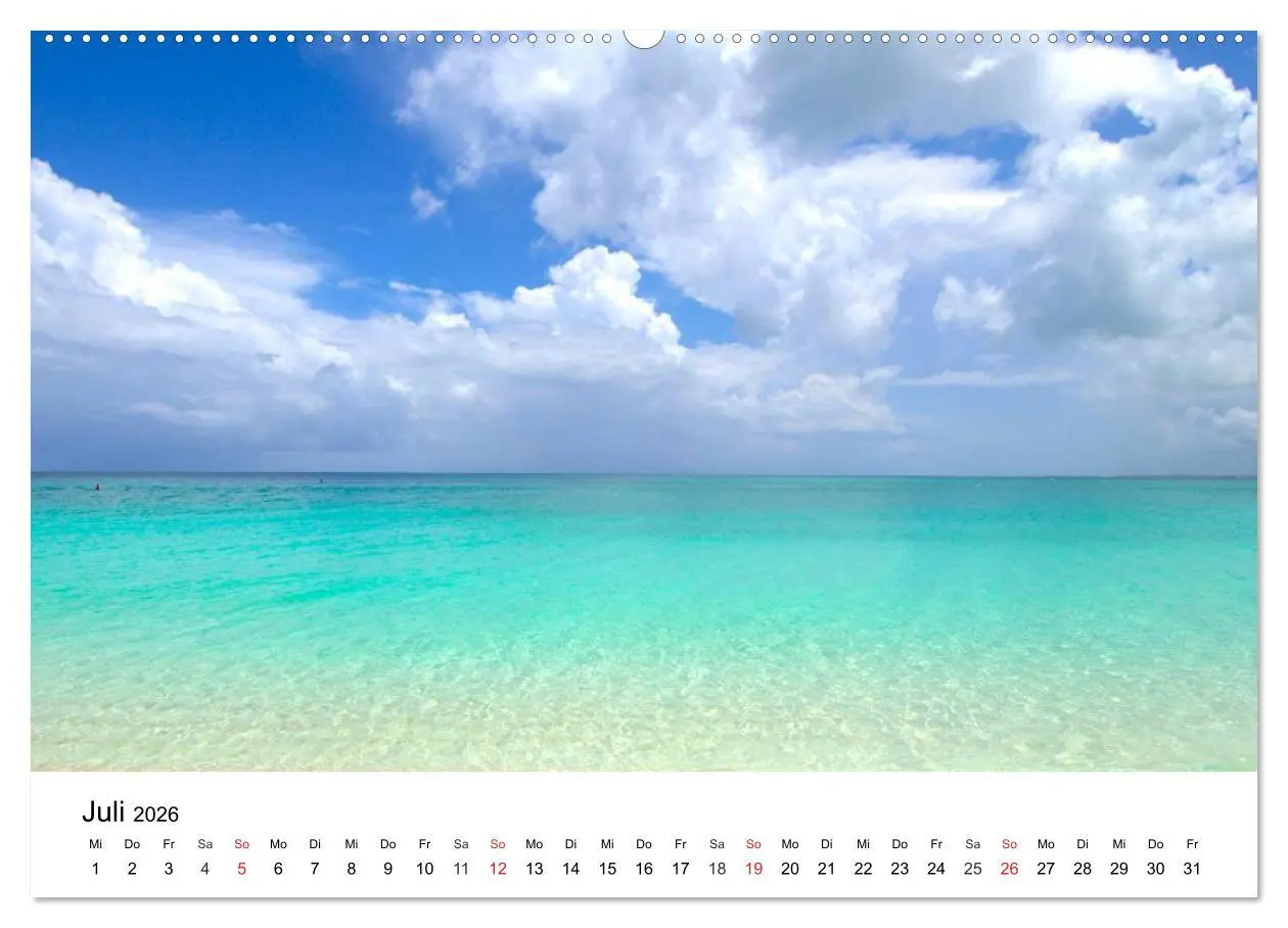 Bild: 9783457962596 | Traumstrände in der Karibik (hochwertiger Premium Wandkalender 2026...