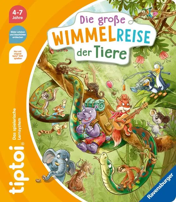 Cover: 9783473492596 | tiptoi® Die große Wimmelreise der Tiere | Anja Kiel | Buch | tiptoi®