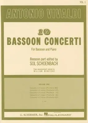 Cover: 9780793552696 | 10 Bassoon Concertos - Volume 1 | Vivaldi Antonio | Taschenbuch | Buch