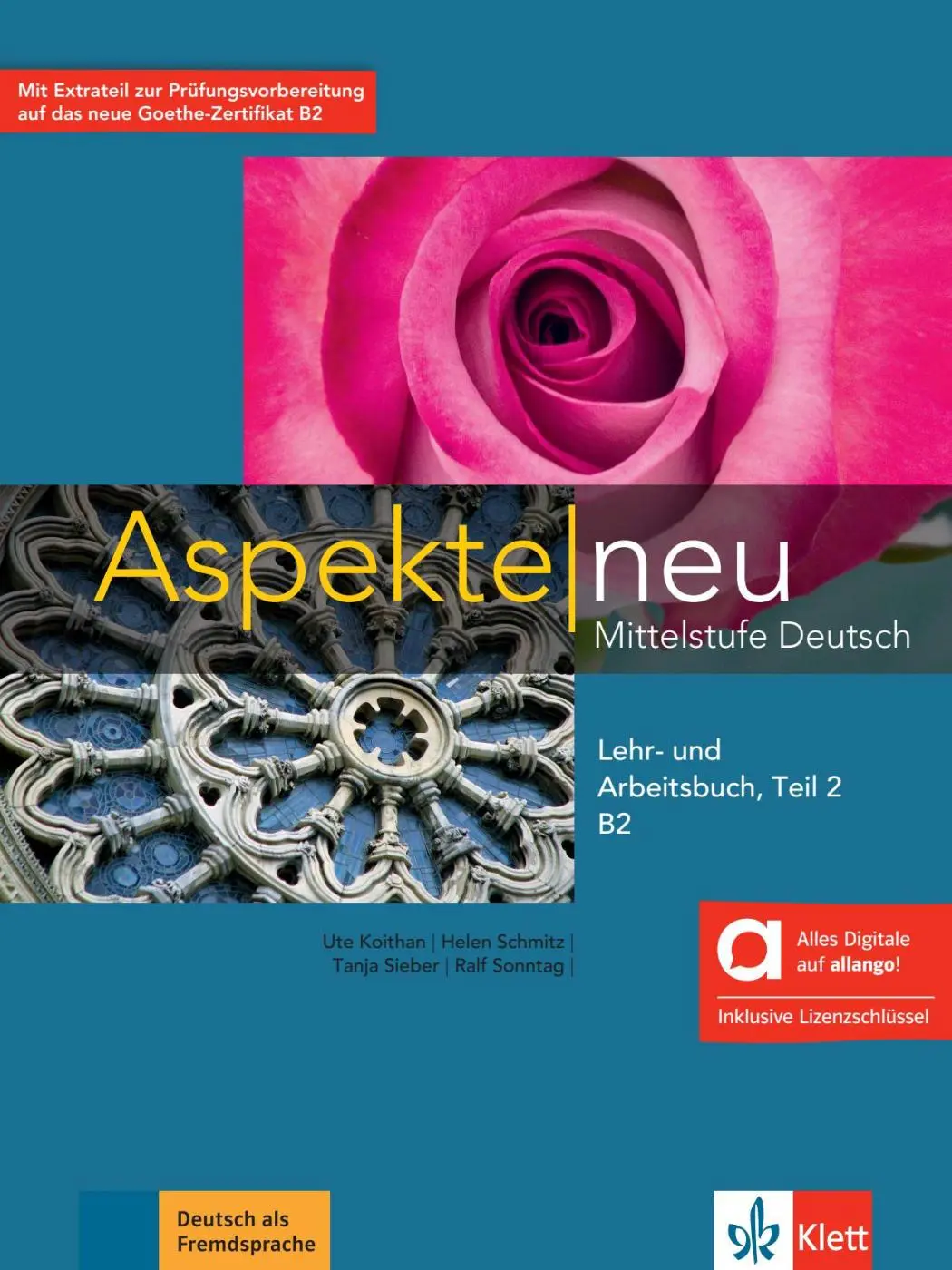 Cover: 9783126052696 | Aspekte neu B2 Teil 2 - Hybride Ausgabe allango | Bundle | Aspekte neu