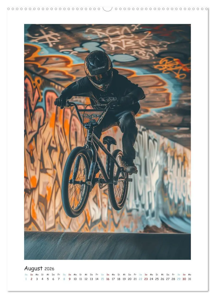 Bild: 9783516282696 | BMX Action (hochwertiger Premium Wandkalender 2026 DIN A2 hoch),...