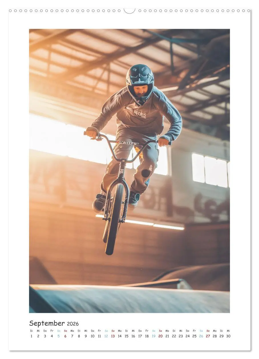 Bild: 9783516282696 | BMX Action (hochwertiger Premium Wandkalender 2026 DIN A2 hoch),...