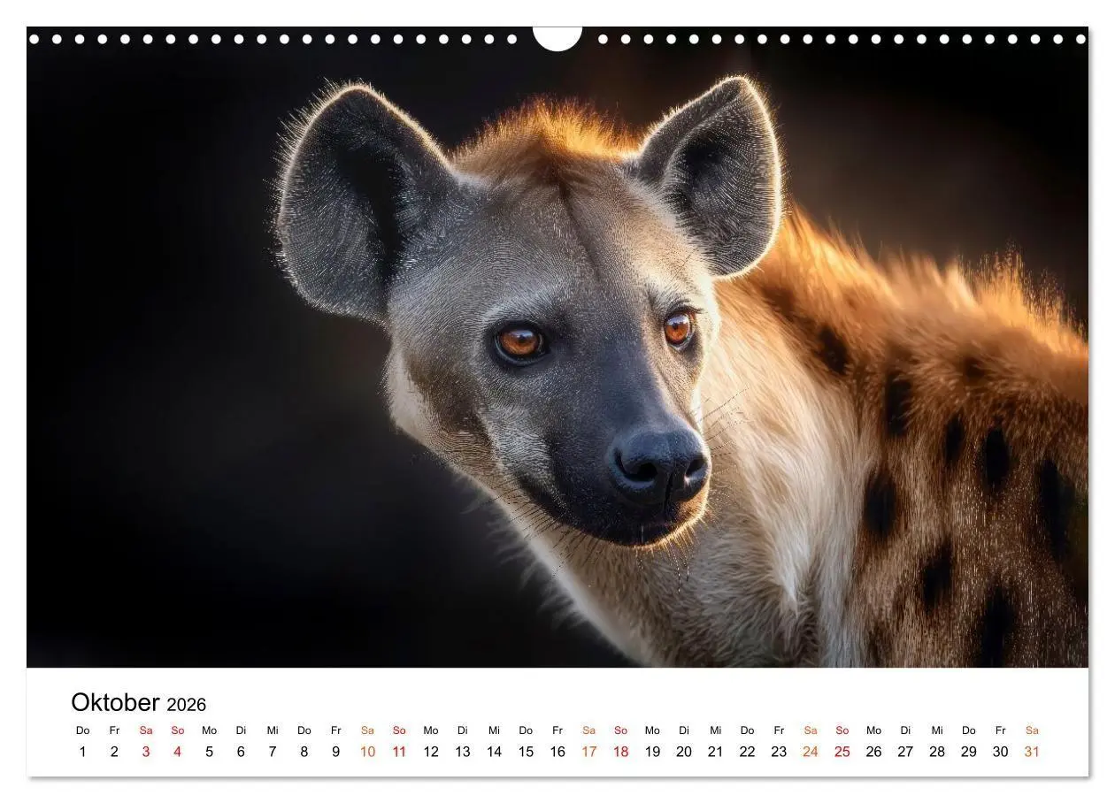 Bild: 9783516732696 | Hyänen - Afrikas geheimnisvolle Jäger (Wandkalender 2026 DIN A3...