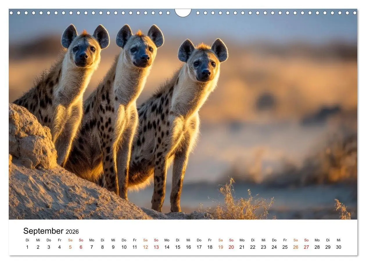 Bild: 9783516732696 | Hyänen - Afrikas geheimnisvolle Jäger (Wandkalender 2026 DIN A3...