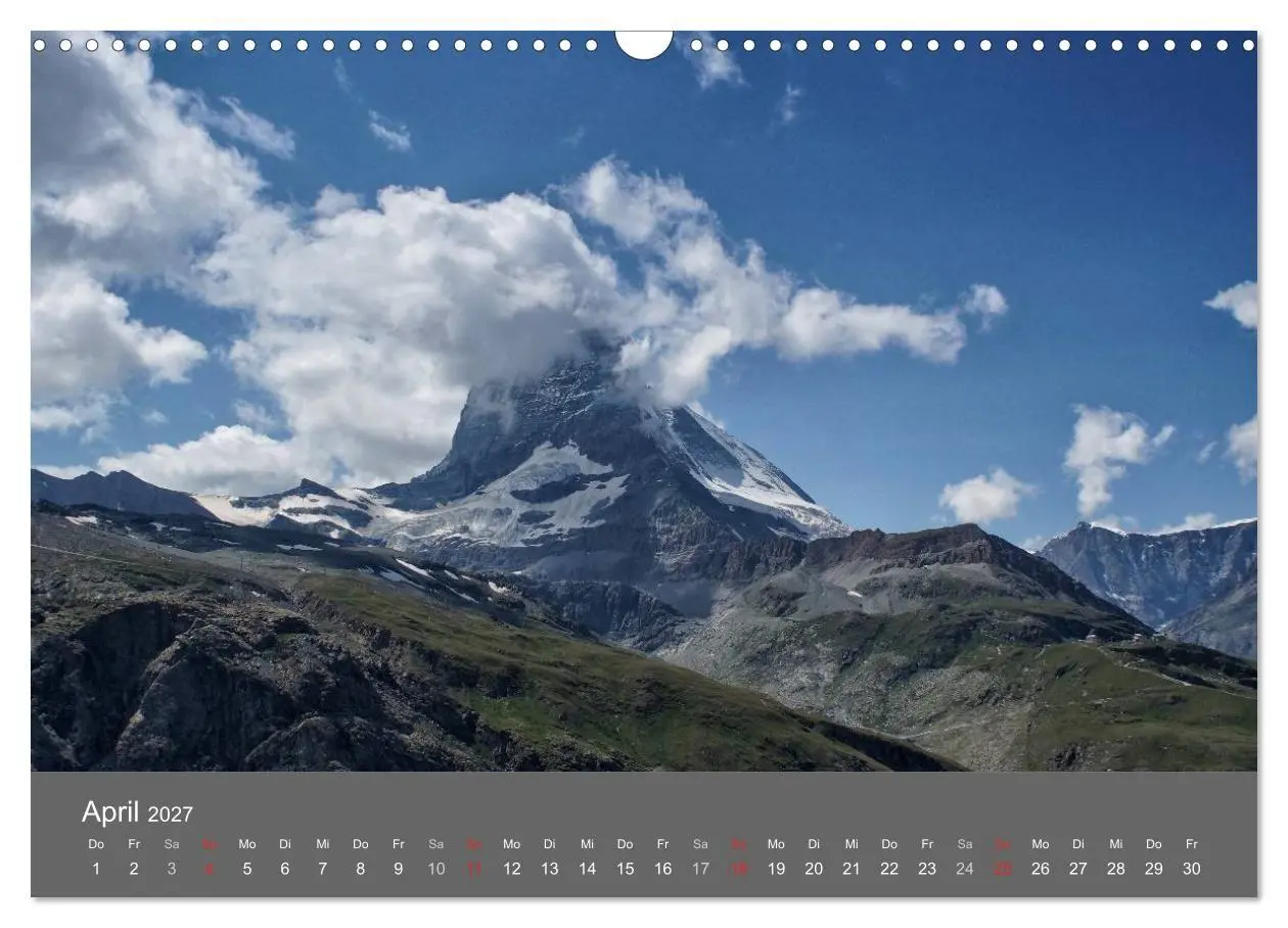 Bild: 9783594022696 | Wallis. Perle der Schweiz (Wandkalender 2027 DIN A3 quer), CALVENDO...