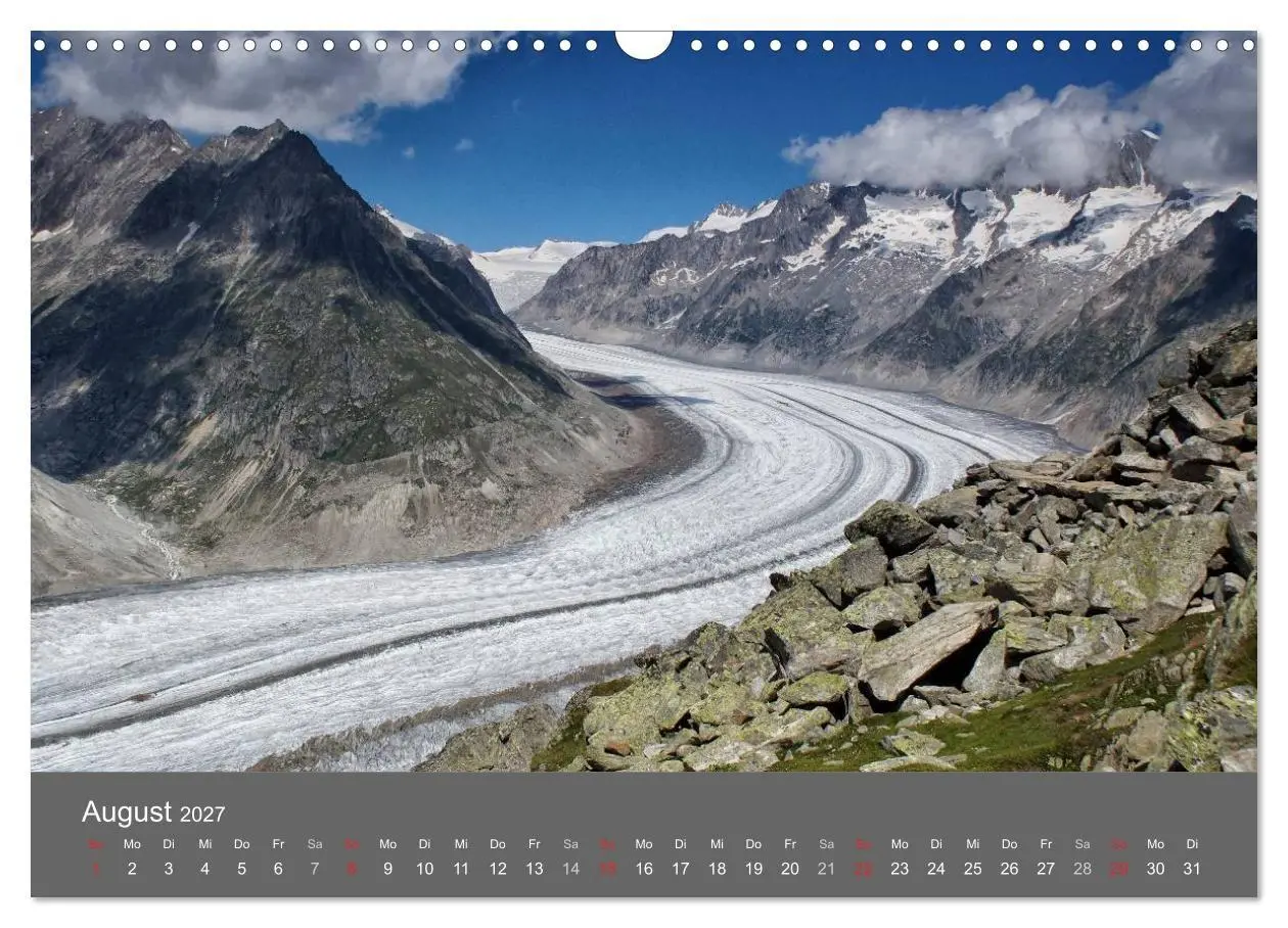 Bild: 9783594022696 | Wallis. Perle der Schweiz (Wandkalender 2027 DIN A3 quer), CALVENDO...