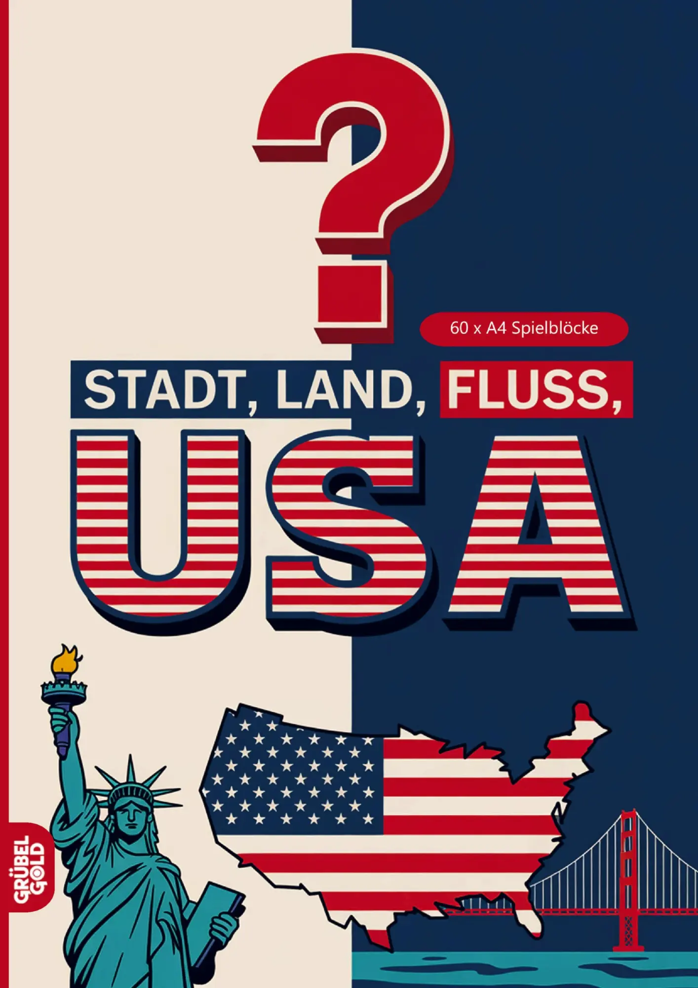 Cover: 9783693192696 | Stadt, Land, Fluss, USA | Grübelgold Rätselhefte | Taschenbuch | 68 S.