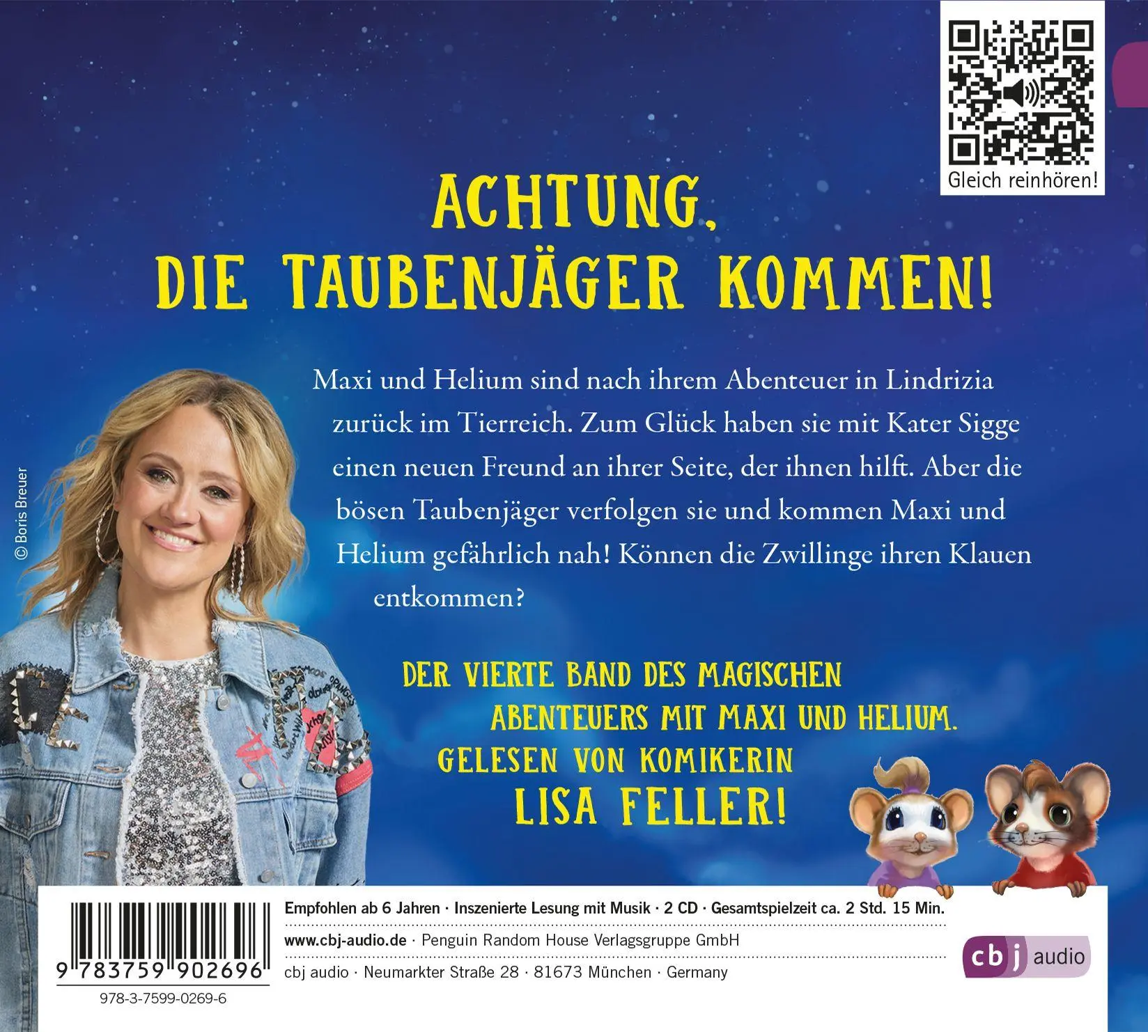 Bild: 9783759902696 | Maxi &amp; Helium - In den Klauen der Taubenjäger | Camilla Brinck | CD