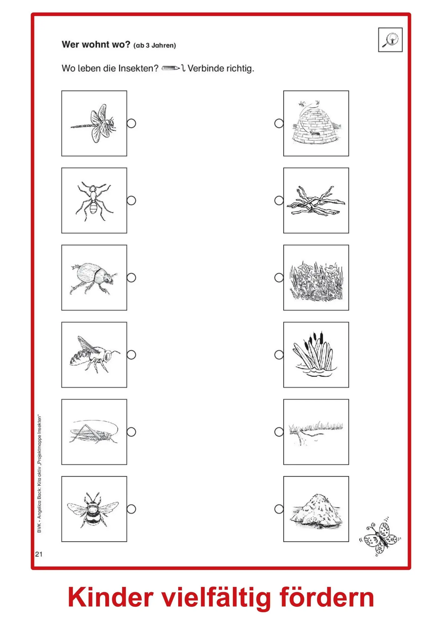 Bild: 9783965202696 | Kita aktiv Projektmappe Insekten | Angelica Back | Broschüre | 48 S.
