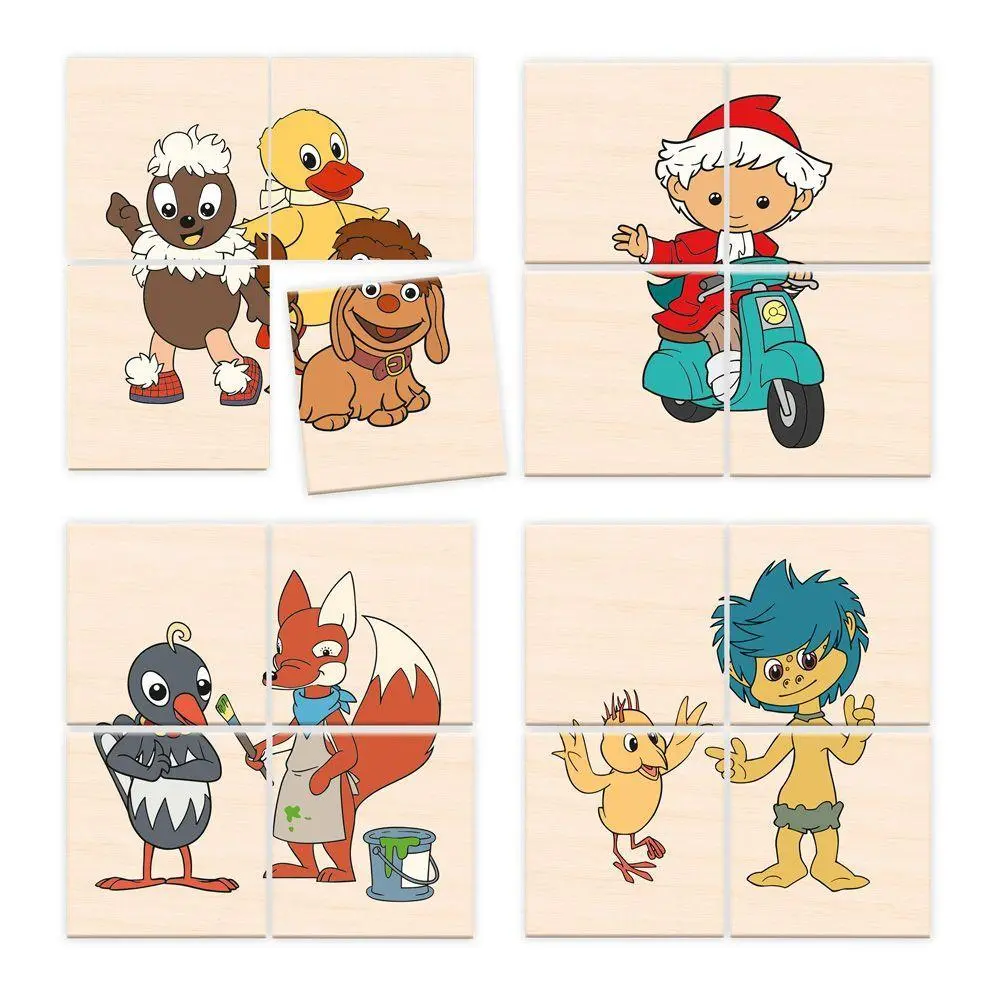 Bild: 4251901512796 | TRÖTSCH - Unser Sandmännchen Holzpuzzle 4x4 Teile | KG | Spiel | 2026