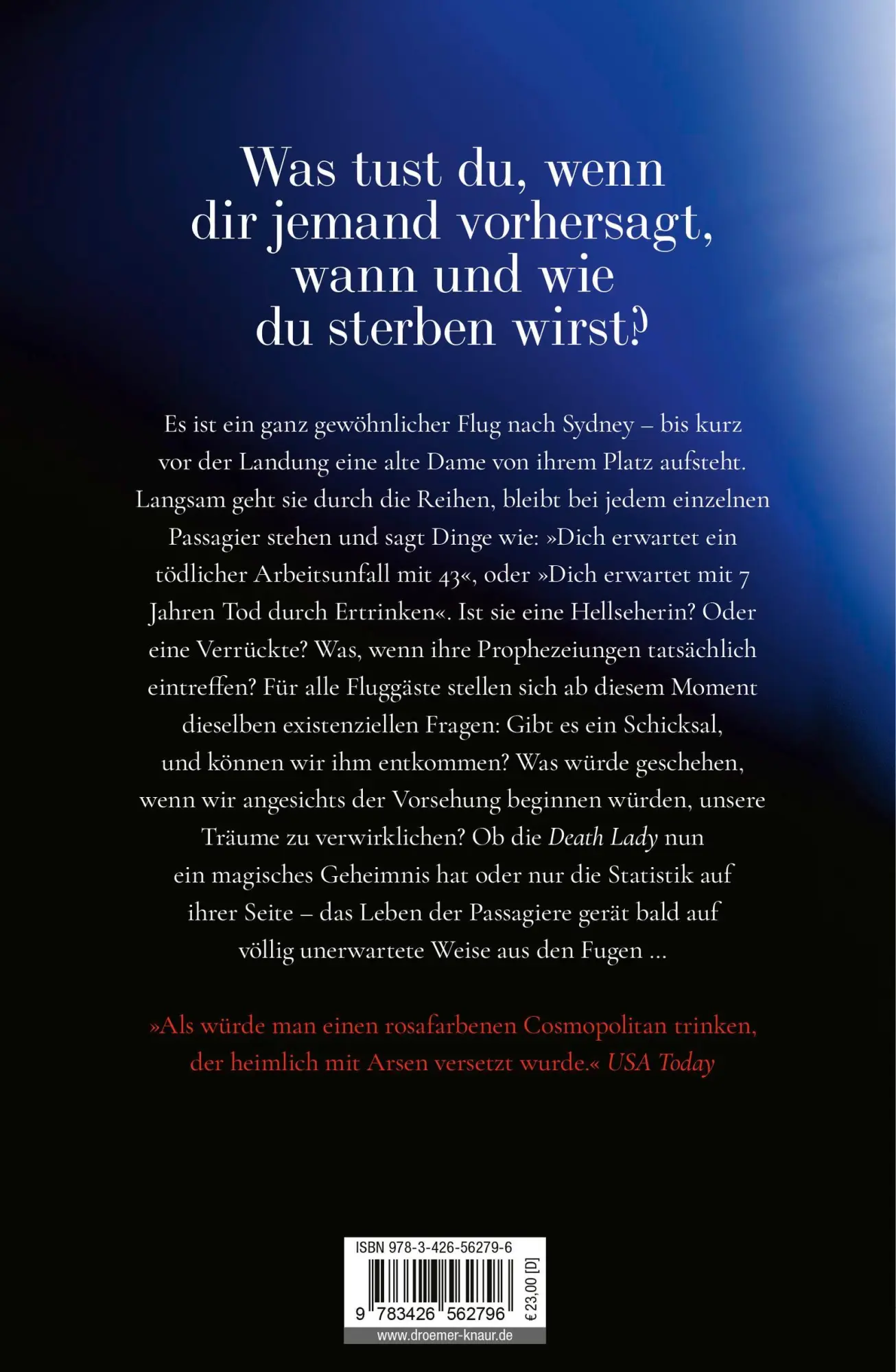 Rückseite: 9783426562796 | Vorsehung | Liane Moriarty | Buch | 512 S. | Deutsch | 2025 | Droemer