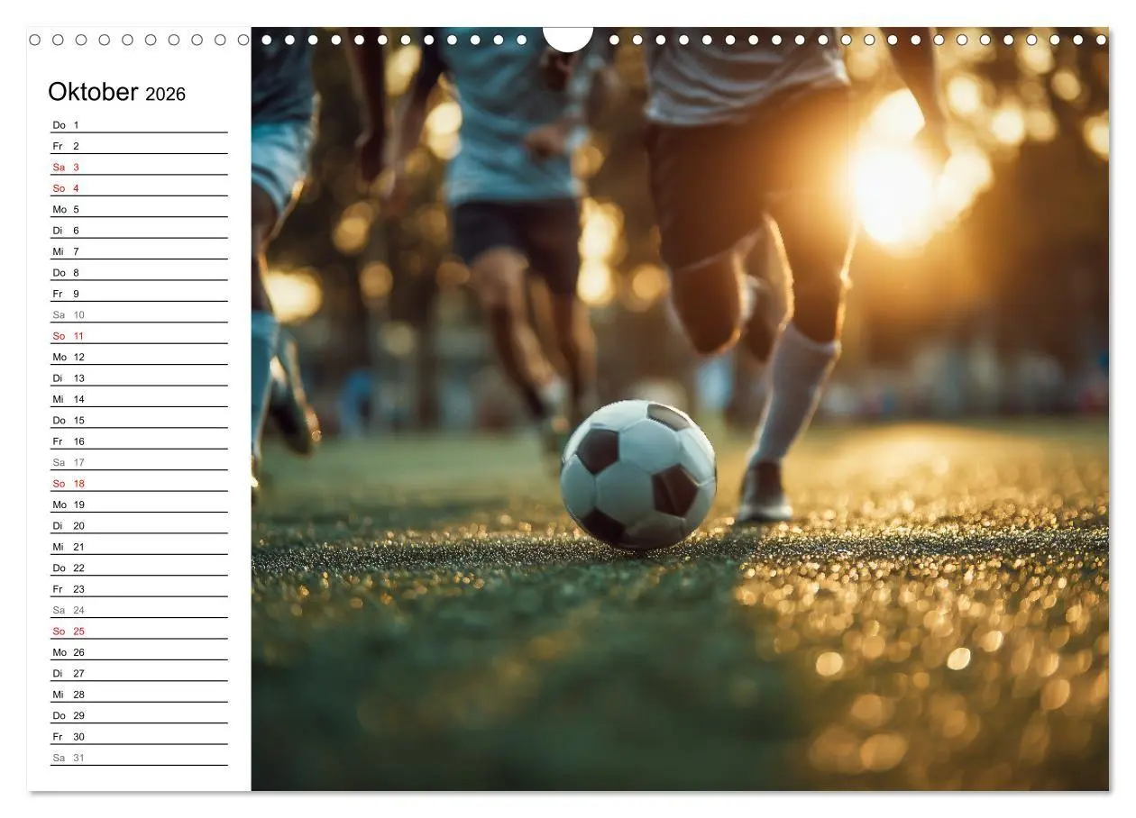 Bild: 9783516722796 | Fußball Kalender - Das Spiel unseres Lebens (Wandkalender 2026 DIN...