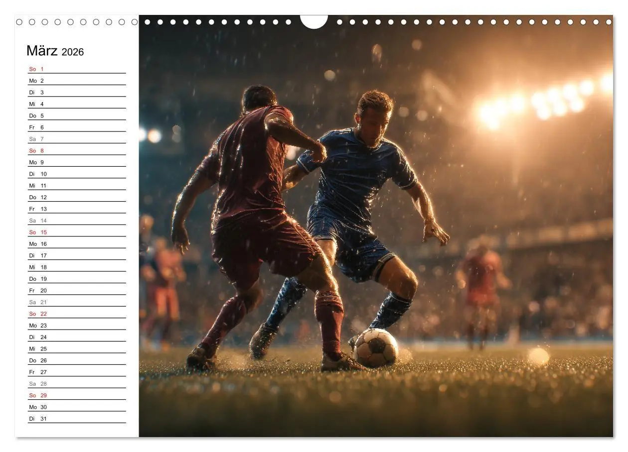 Bild: 9783516722796 | Fußball Kalender - Das Spiel unseres Lebens (Wandkalender 2026 DIN...