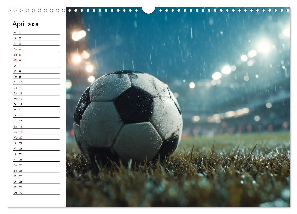 Bild: 9783516722796 | Fußball Kalender - Das Spiel unseres Lebens (Wandkalender 2026 DIN...
