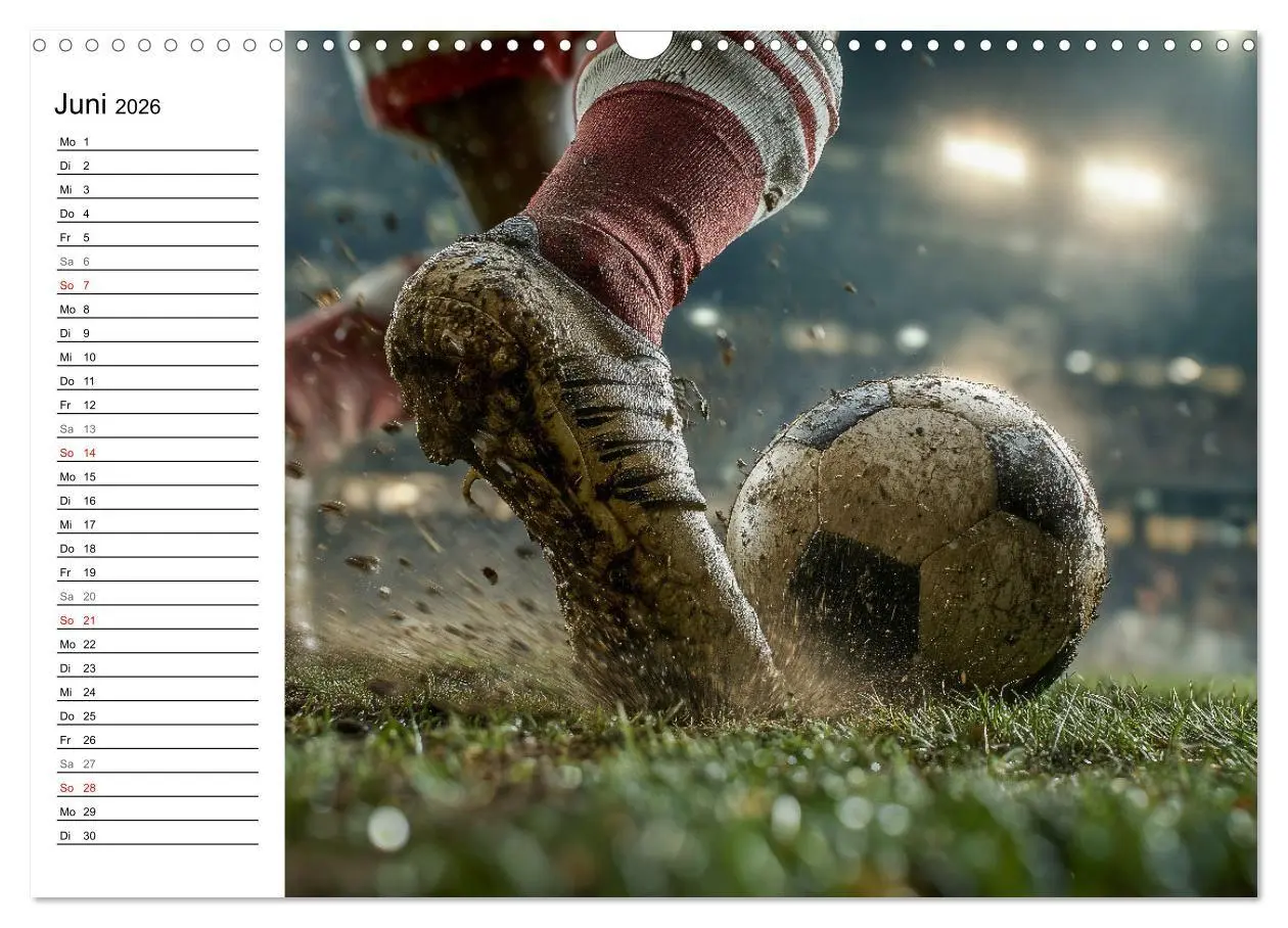 Bild: 9783516722796 | Fußball Kalender - Das Spiel unseres Lebens (Wandkalender 2026 DIN...