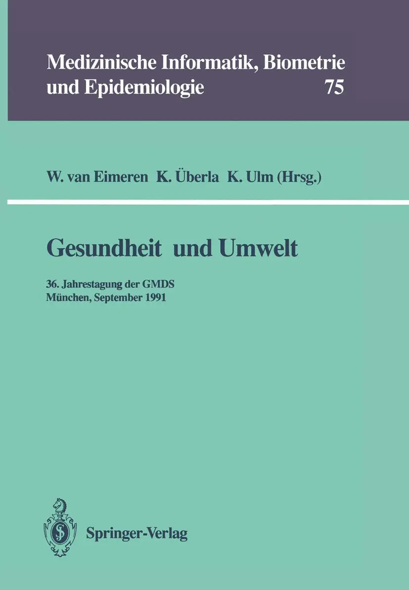 Cover: 9783540552796 | Gesundheit und Umwelt | Wilhelm Van Eimeren (u. a.) | Taschenbuch