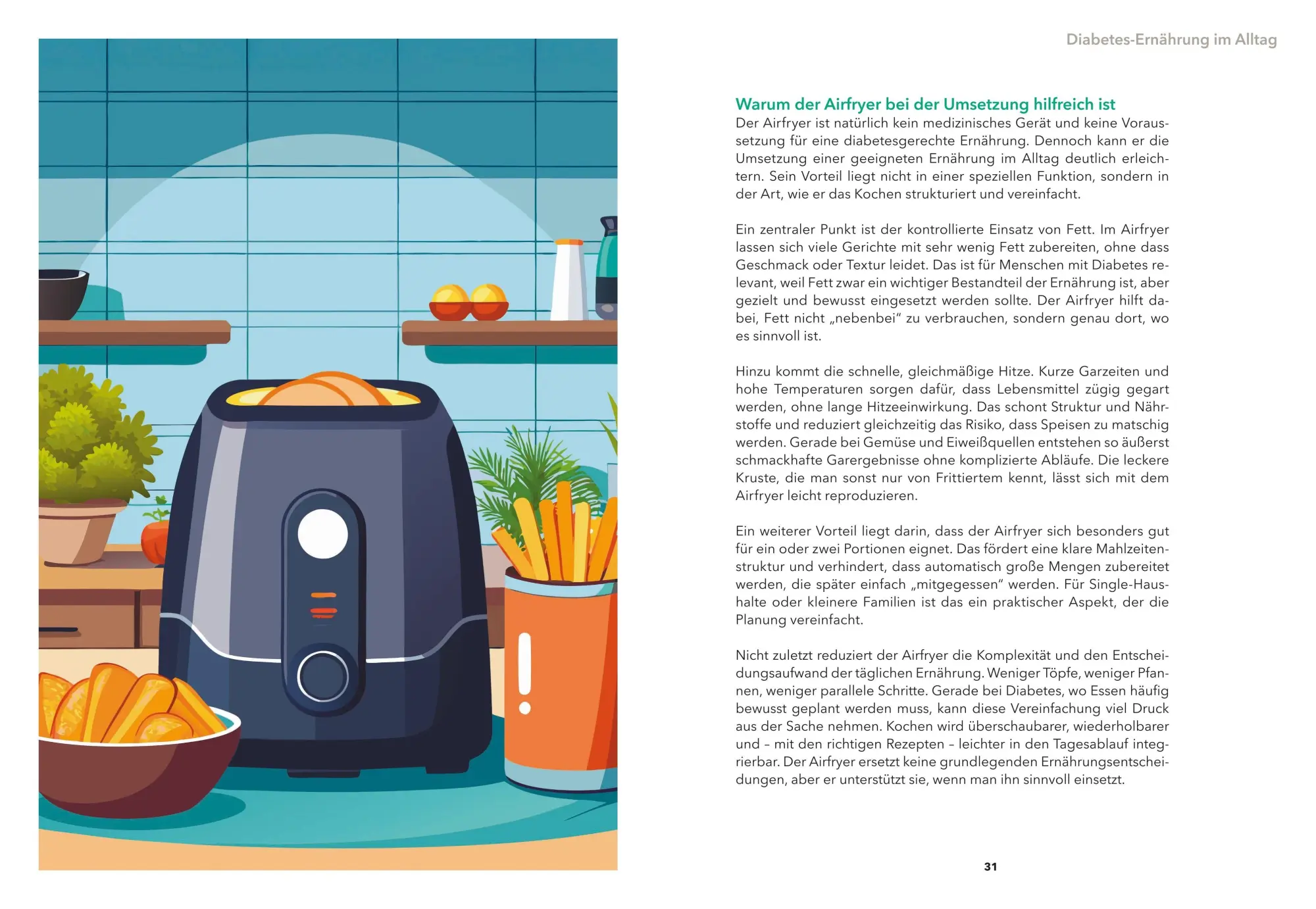 Bild: 9783758902796 | Airfryer Balance - Genussvoll essen trotz Diabetes | Martin (u. a.)