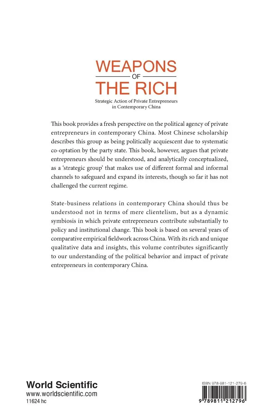 Rückseite: 9789811212796 | WEAPONS OF THE RICH | Thomas Heberer &amp; Gunter Schubert | Buch | 2020