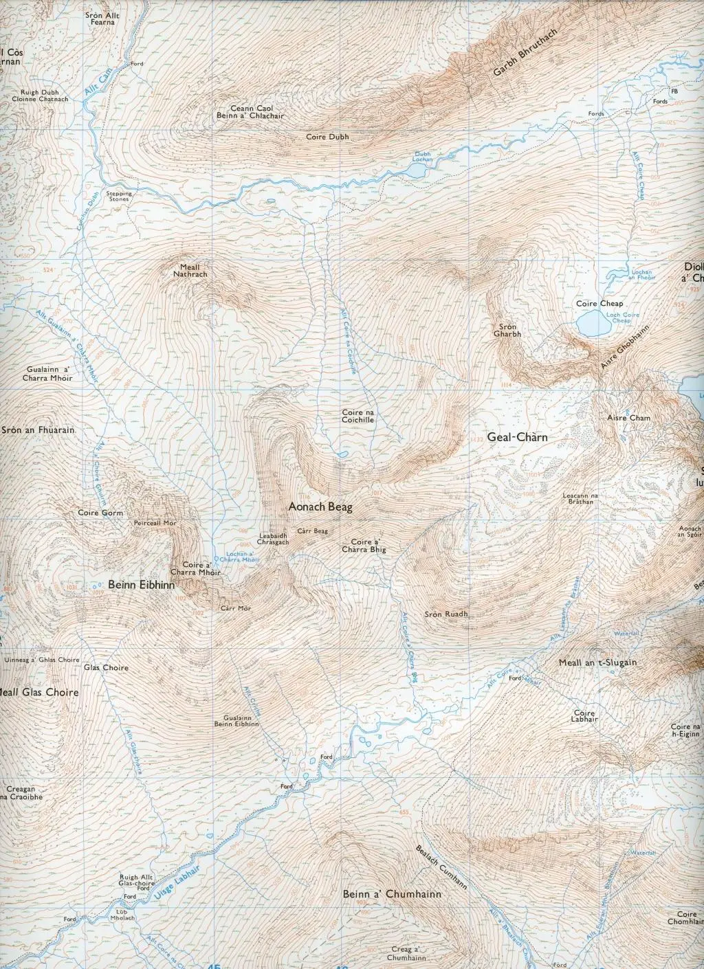 Bild: 9780319242896 | Ben Alder, Loch Ericht &amp; Loch Laggan, Dalwhinnie | Ordnance Survey