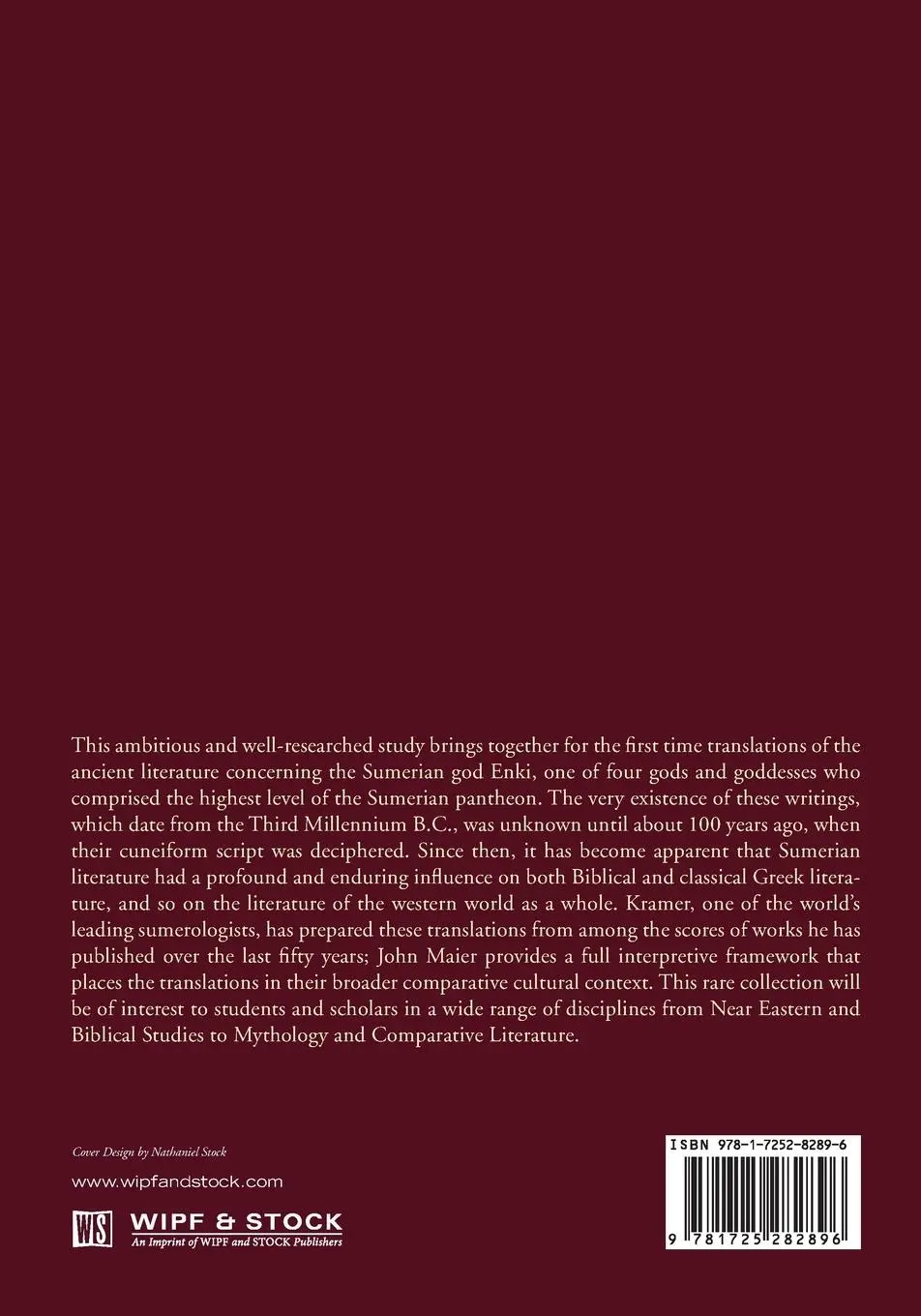 Rückseite: 9781725282896 | Myths of Enki, The Crafty God | Samuel Noah Kramer (u. a.) | Buch