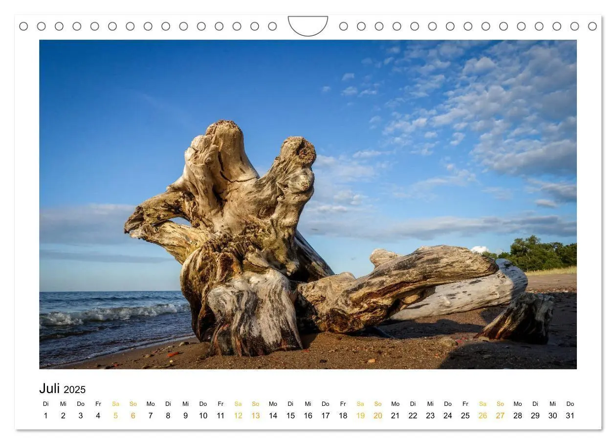 Bild: 9783435152896 | Fernweh Ostsee (Wandkalender 2025 DIN A4 quer), CALVENDO...