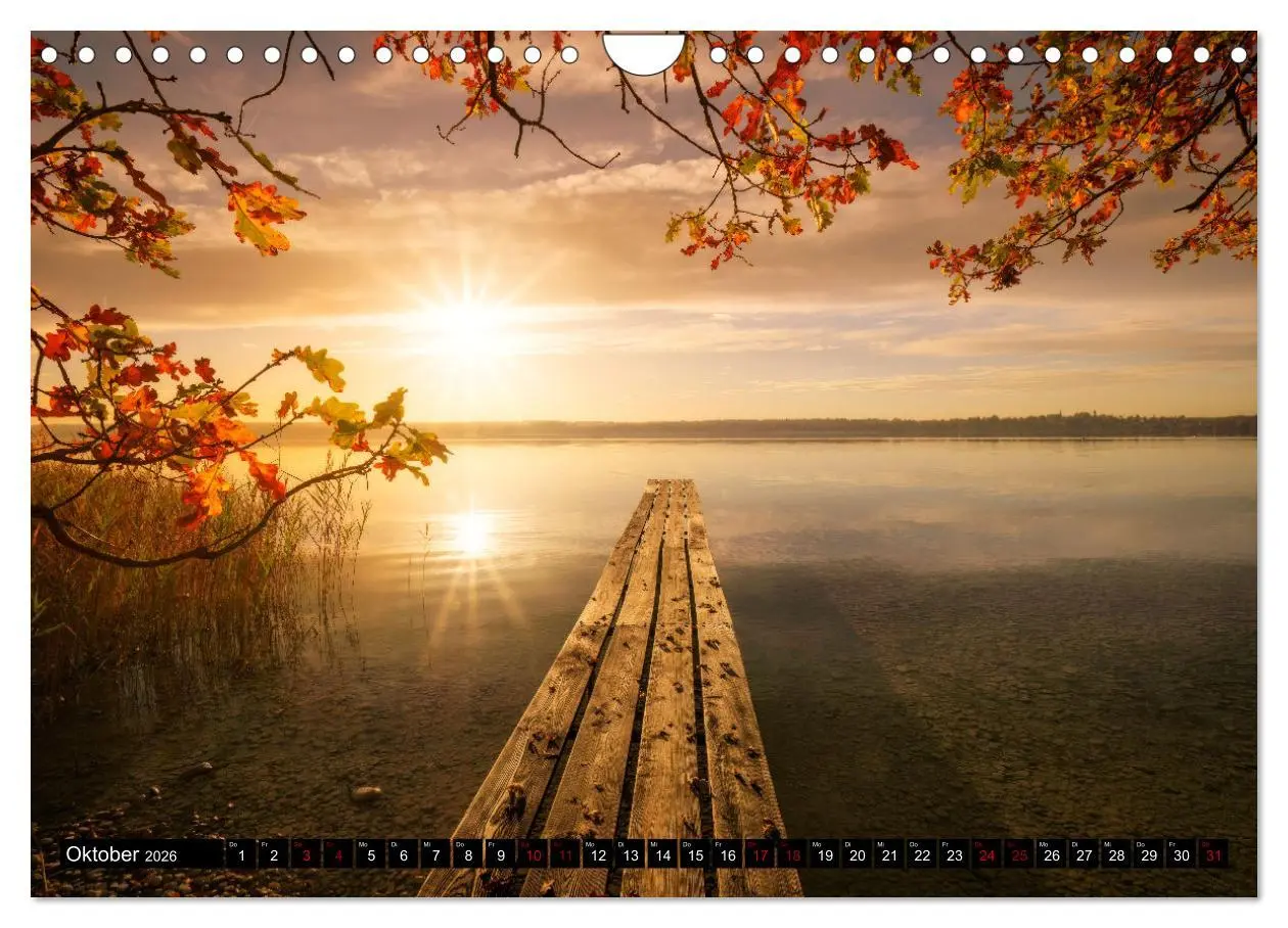 Bild: 9783457622896 | Lichtbilder vom Ammersee (Wandkalender 2026 DIN A4 quer), CALVENDO...