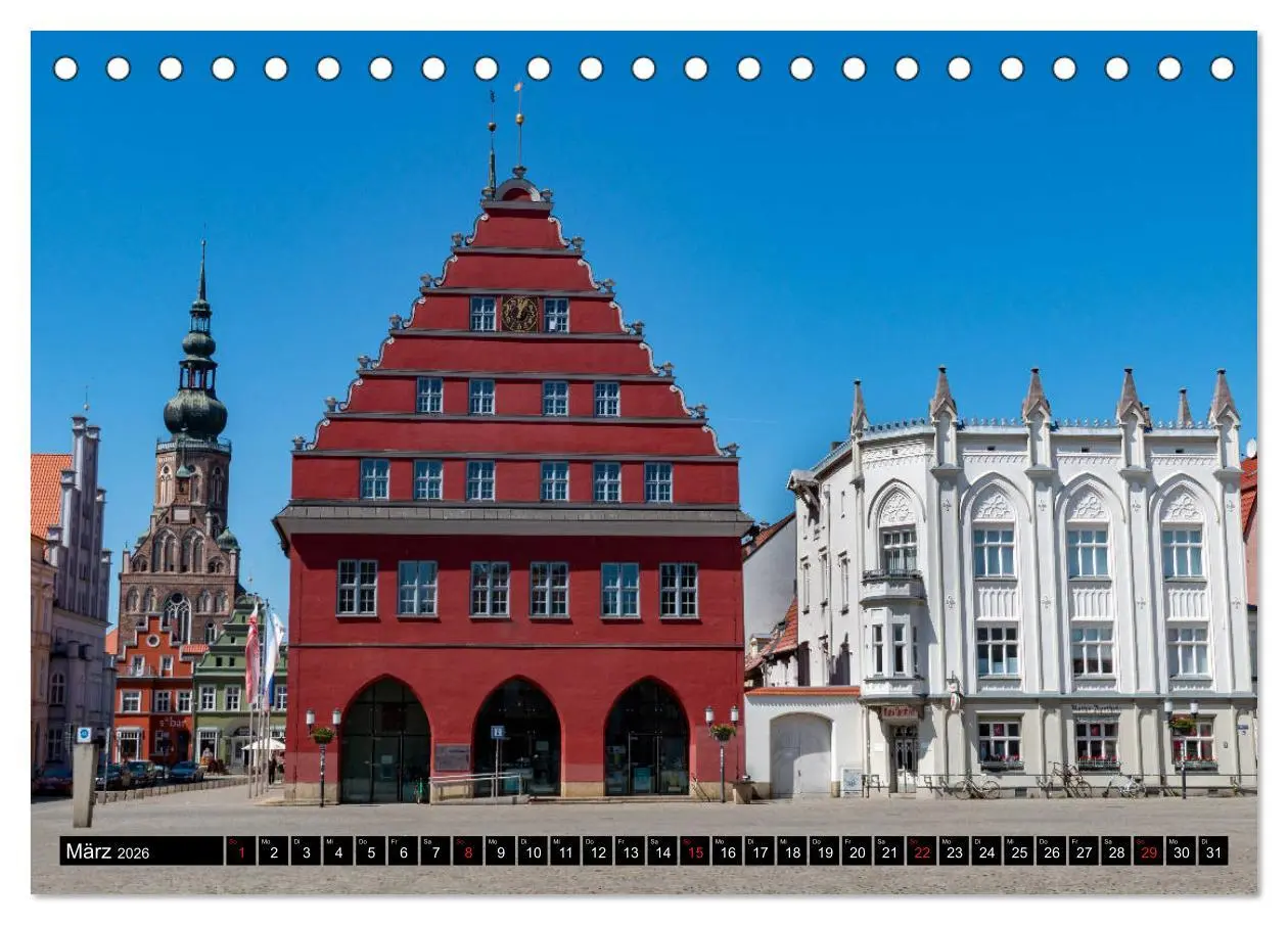 Bild: 9783457932896 | Greifswald, Bilder einer Stadt (Tischkalender 2026 DIN A5 quer),...