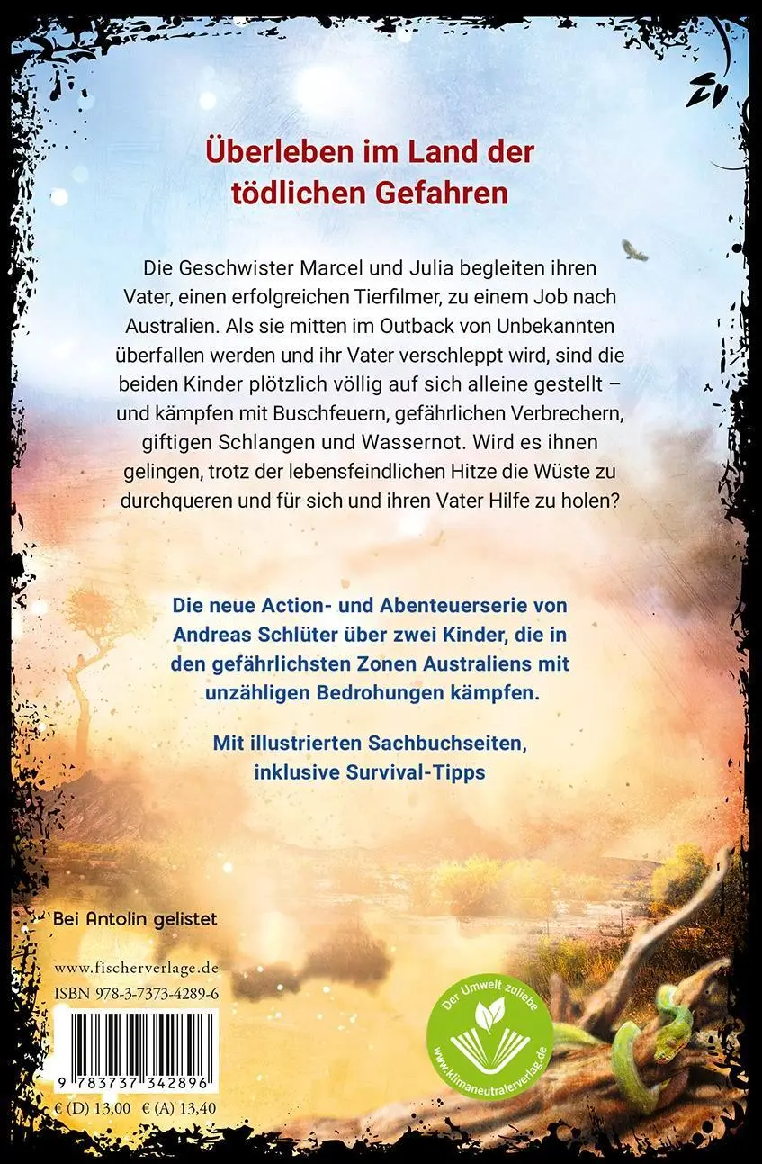 Rückseite: 9783737342896 | Dangerzone - Gefährliche Wüste | Andreas Schlüter | Buch | Dangerzone