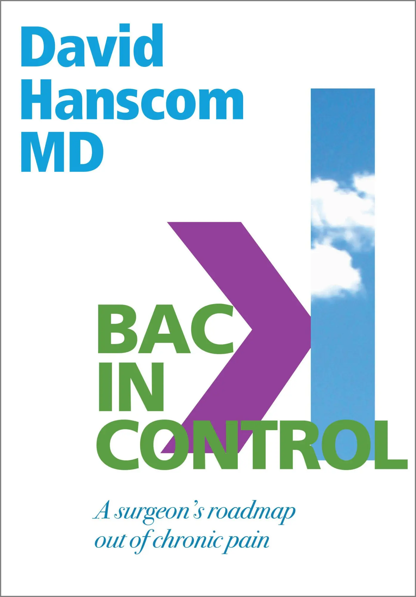 Cover: 9780988272996 | Back in Control | A Surgeon's Roadmap Out of Chronic Pain, 2nd Edition
