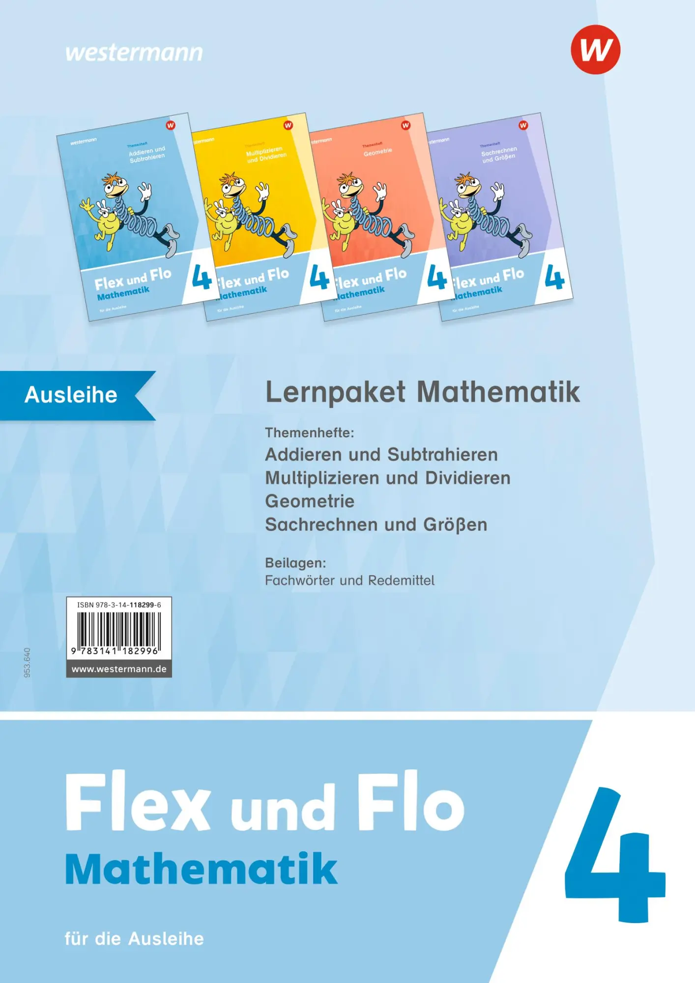 Cover: 9783141182996 | Flex und Flo 4. Lernpaket Mathematik. Für die Ausleihe | Ausgabe 2021 Cover: 9783141182996 | Flex und Flo 4. Lernpaket Mathematik. Für die Ausleihe | Ausgabe 2021