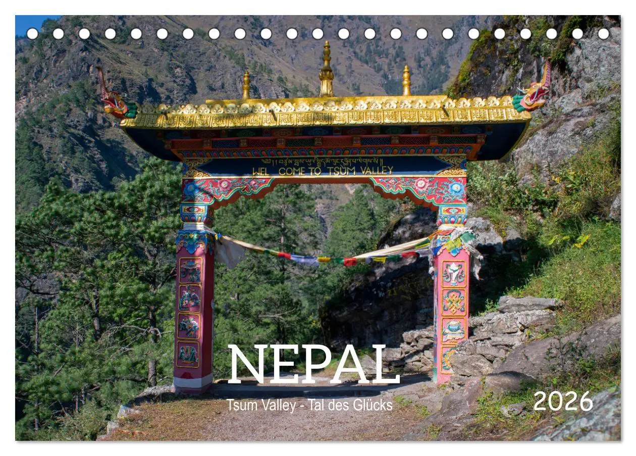 Cover: 9783457472996 | Nepal Tsum Valley - Tal des Glücks (Tischkalender 2026 DIN A5...