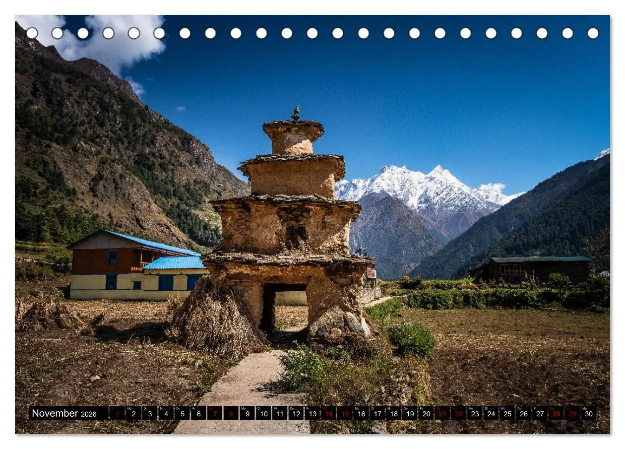 Bild: 9783457472996 | Nepal Tsum Valley - Tal des Glücks (Tischkalender 2026 DIN A5...