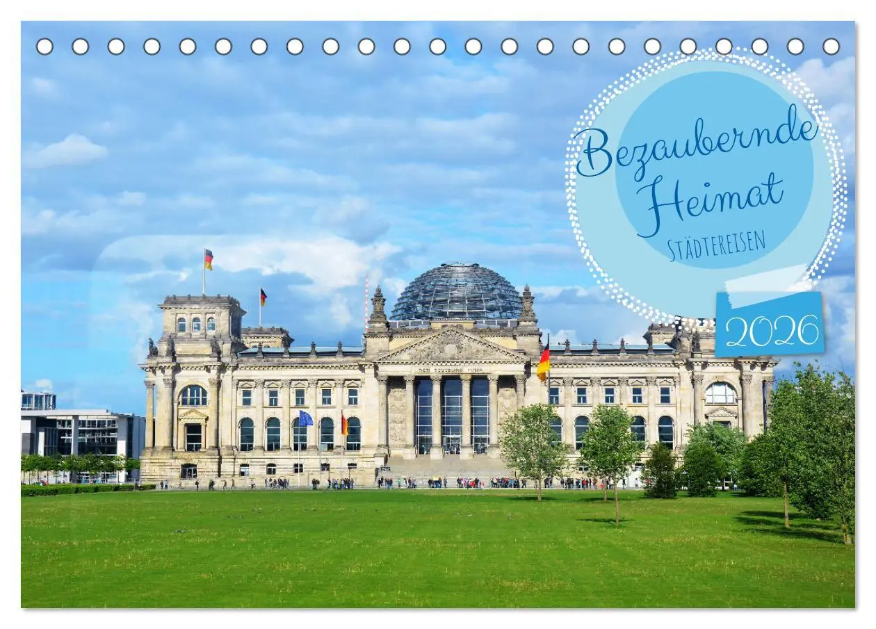 Cover: 9783457542996 | Großartige Städtereisen in Deutschland (Tischkalender 2026 DIN A5...