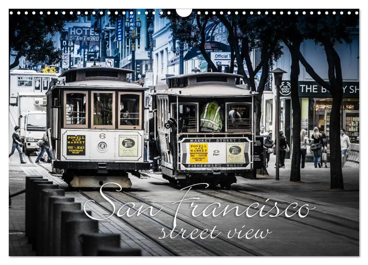 Cover: 9783516182996 | San Francisco - street view (Wandkalender 2026 DIN A3 quer),...