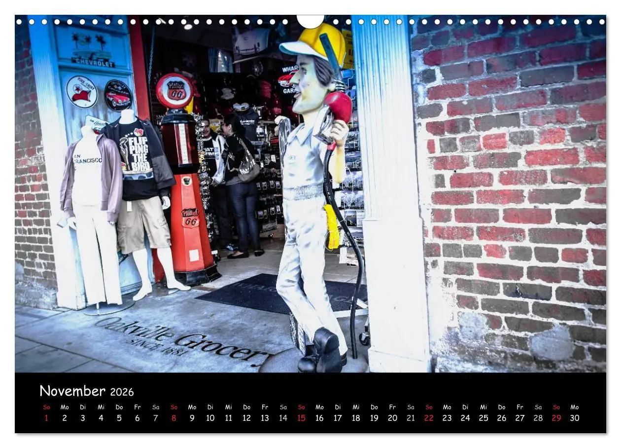 Bild: 9783516182996 | San Francisco - street view (Wandkalender 2026 DIN A3 quer),...