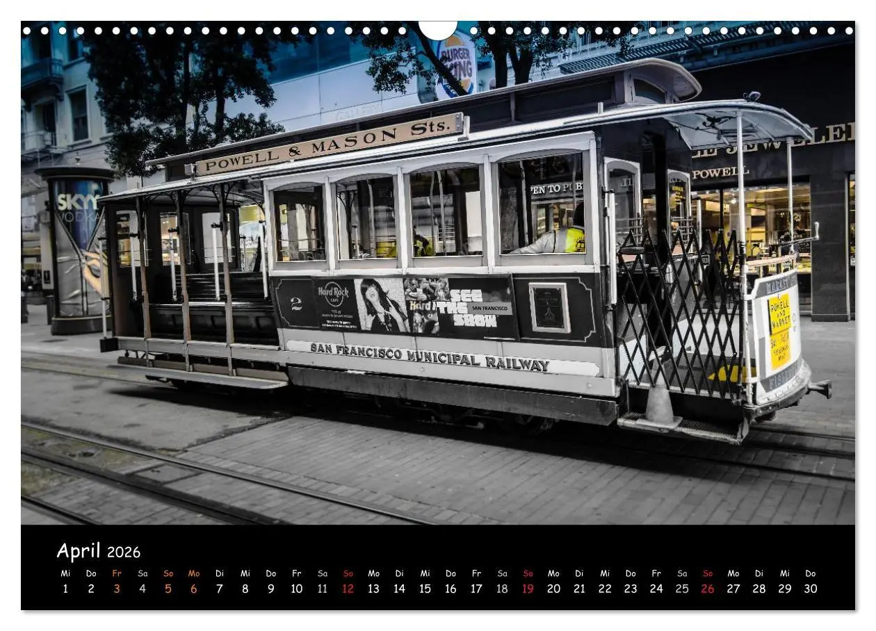 Bild: 9783516182996 | San Francisco - street view (Wandkalender 2026 DIN A3 quer),...