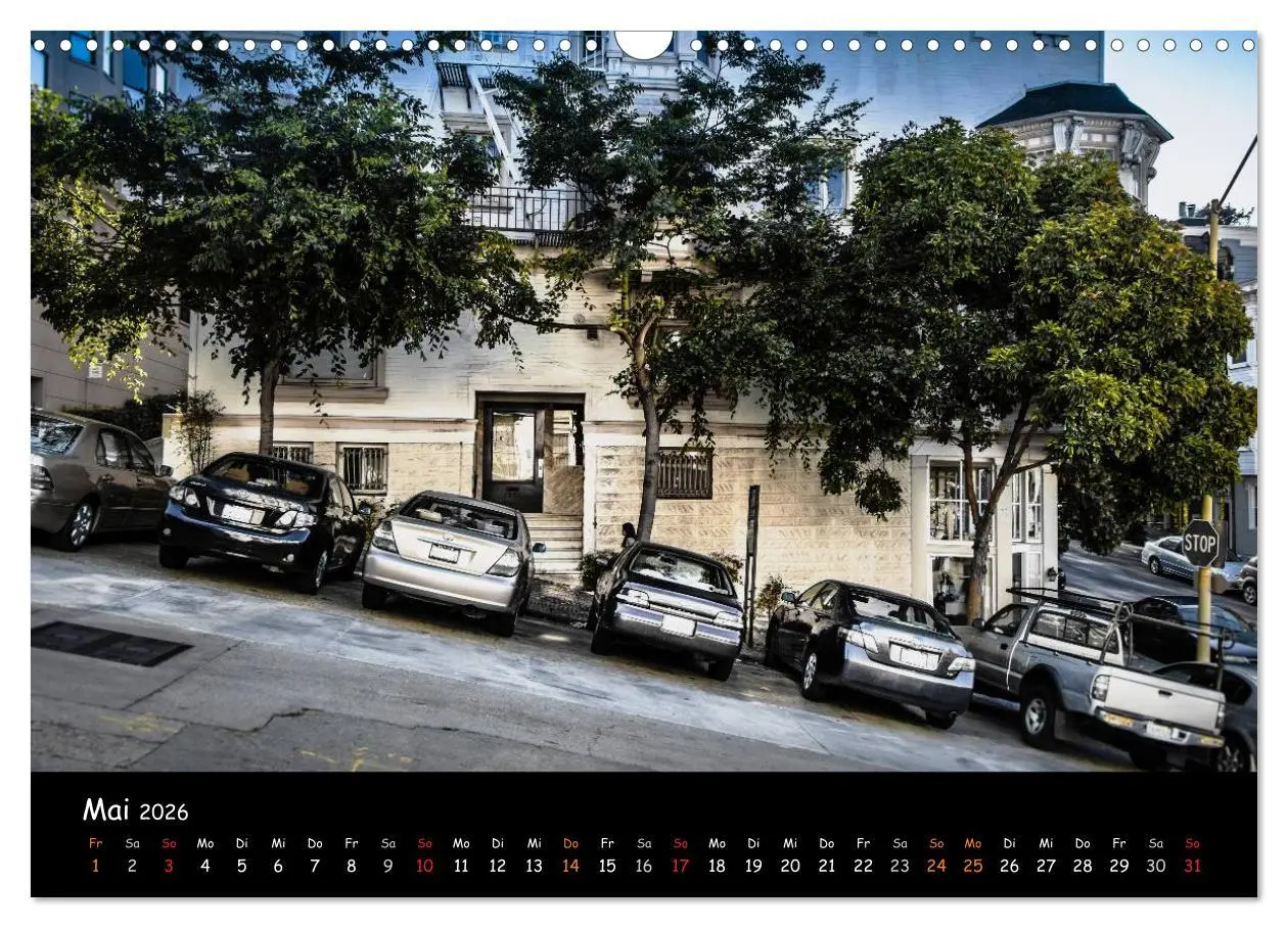 Bild: 9783516182996 | San Francisco - street view (Wandkalender 2026 DIN A3 quer),...