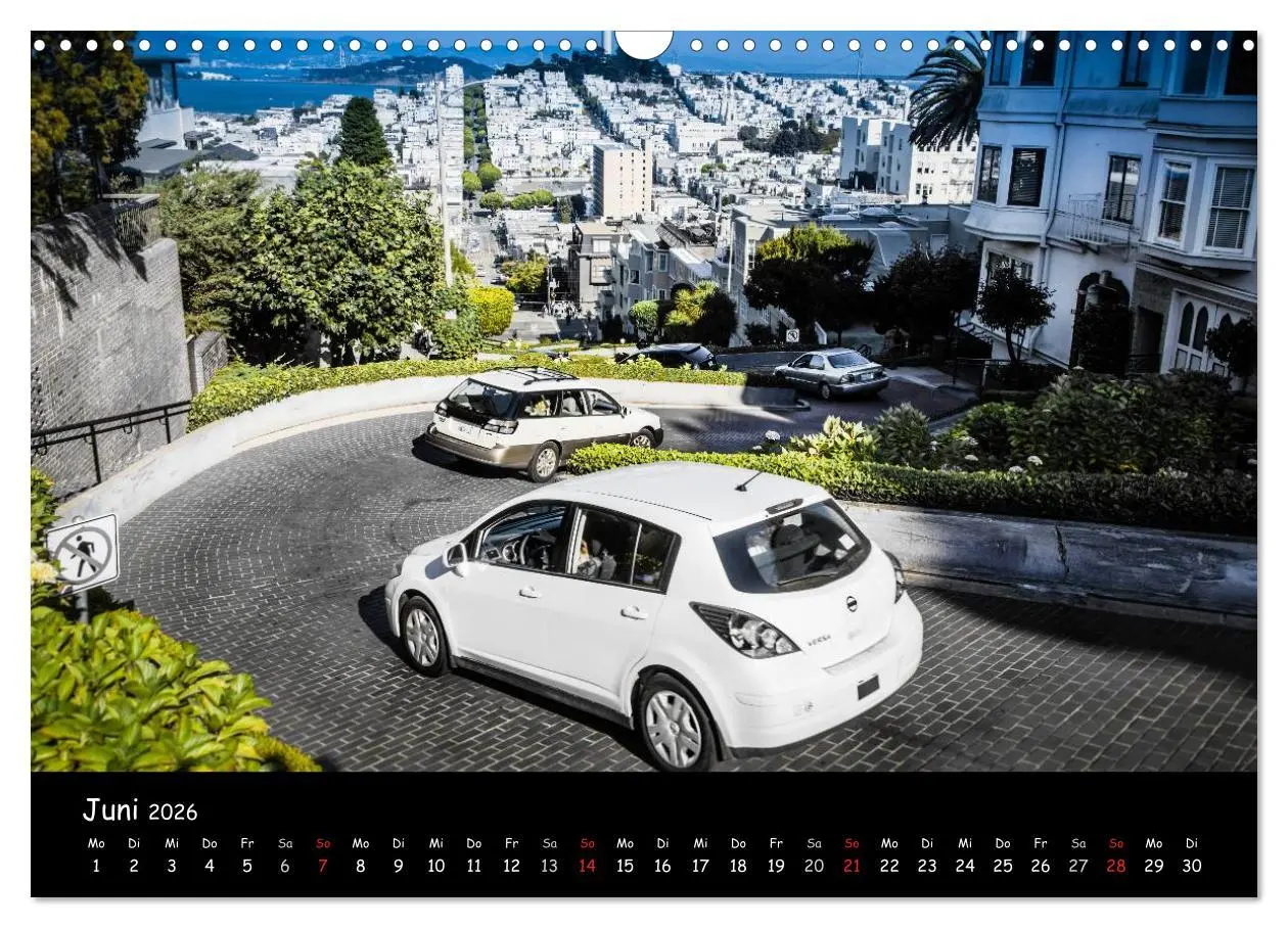 Bild: 9783516182996 | San Francisco - street view (Wandkalender 2026 DIN A3 quer),...