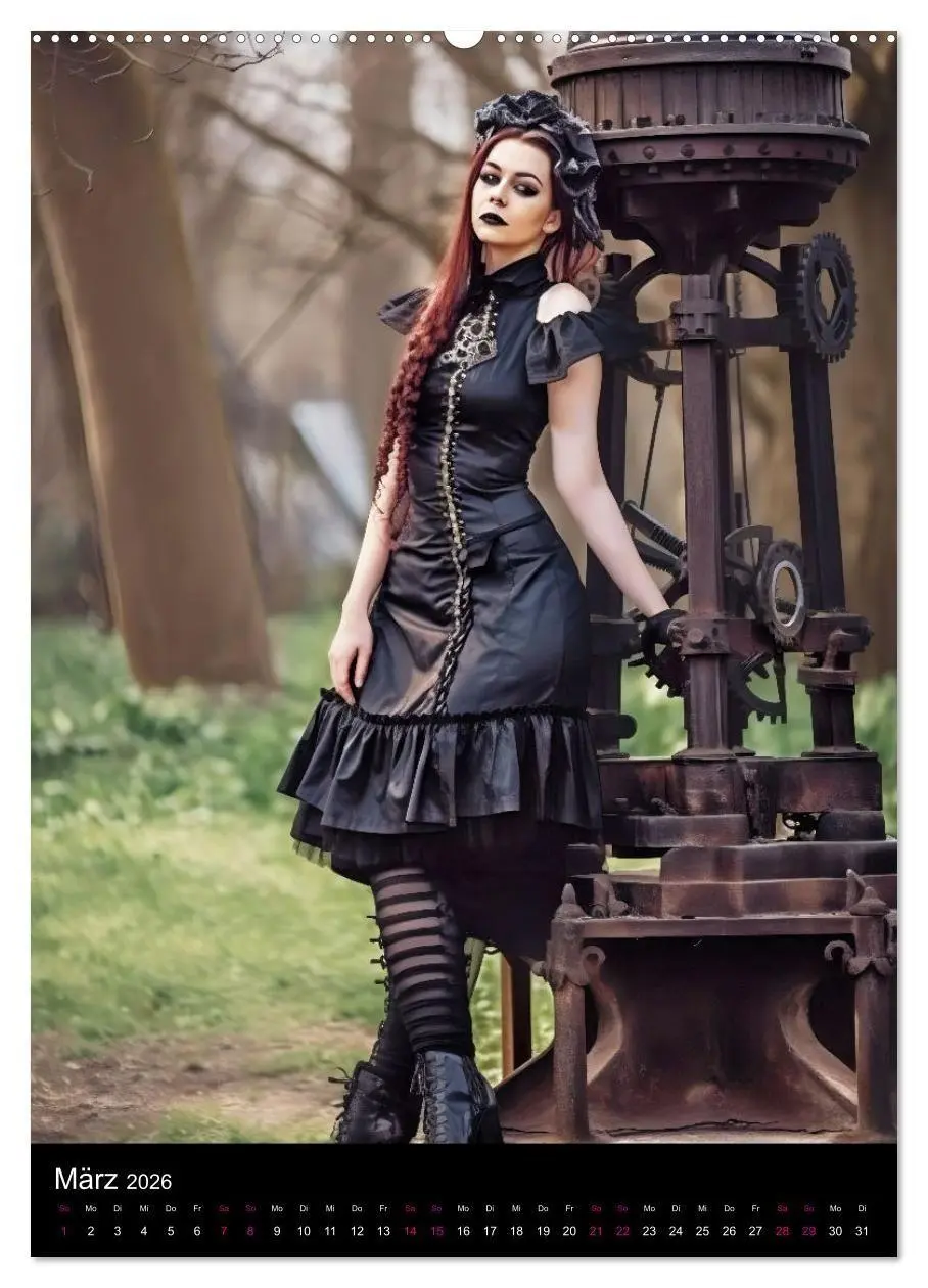 Bild: 9783516322996 | Gothic Kalender - Ein Jahr voller Gothic-Mystik und Eleganz...