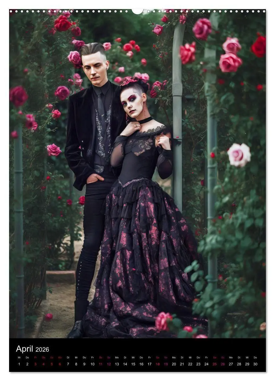 Bild: 9783516322996 | Gothic Kalender - Ein Jahr voller Gothic-Mystik und Eleganz...