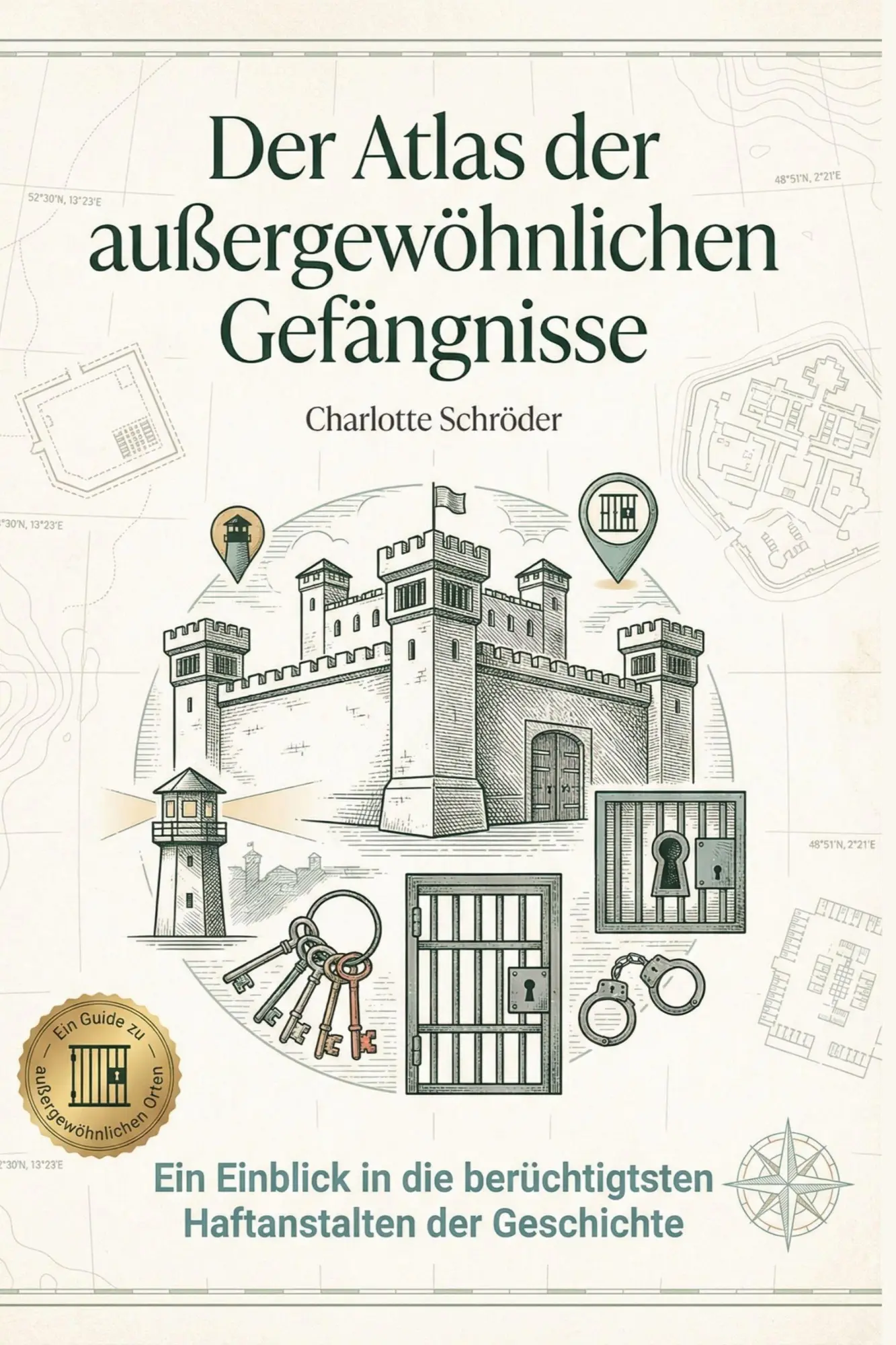 Cover: 9783695382996 | Der Atlas der außergewöhnlichen Gefängnisse | Charlotte Schröder