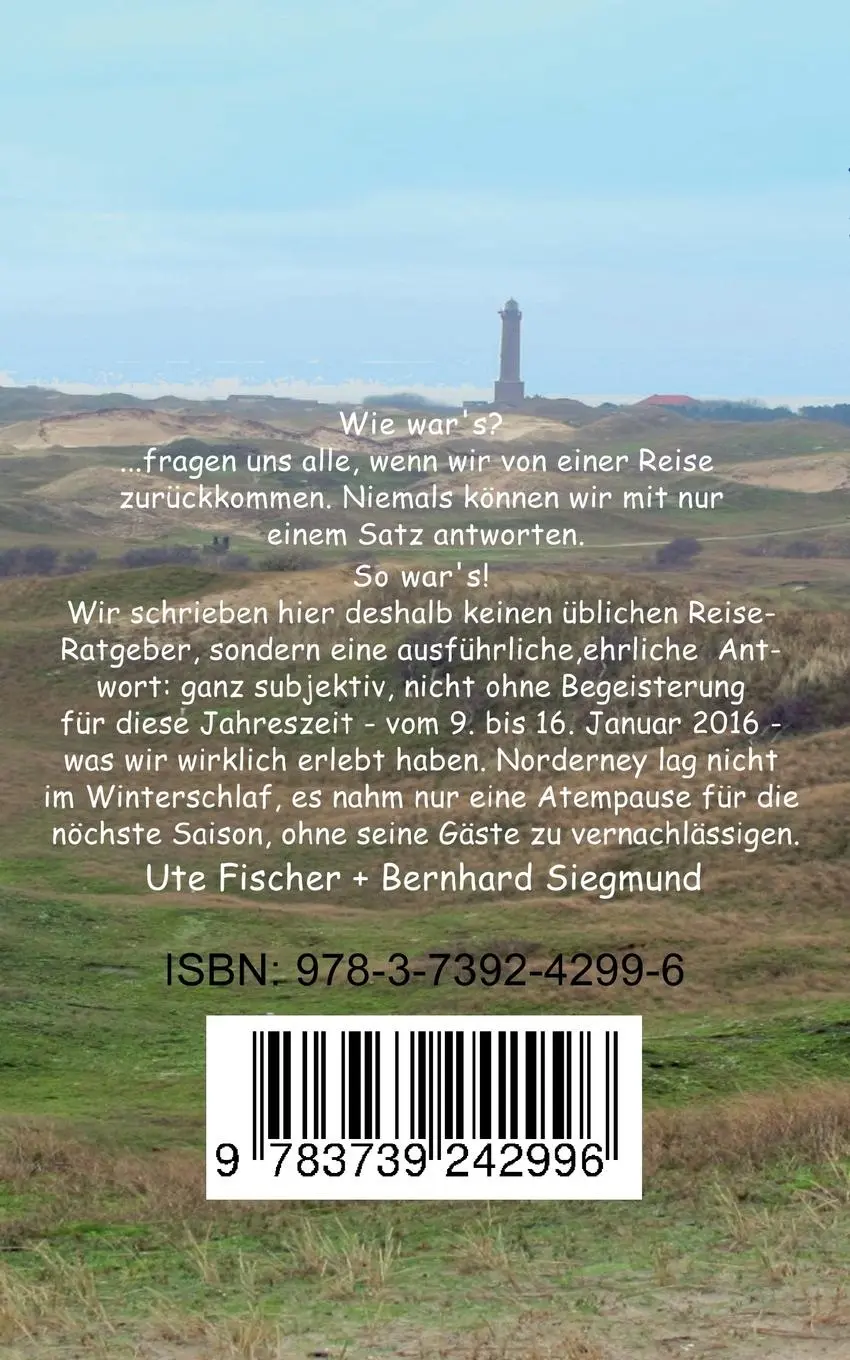 Rückseite: 9783739242996 | Norderney | Ute Fischer (u. a.) | Taschenbuch | 80 S. | Deutsch | 2016