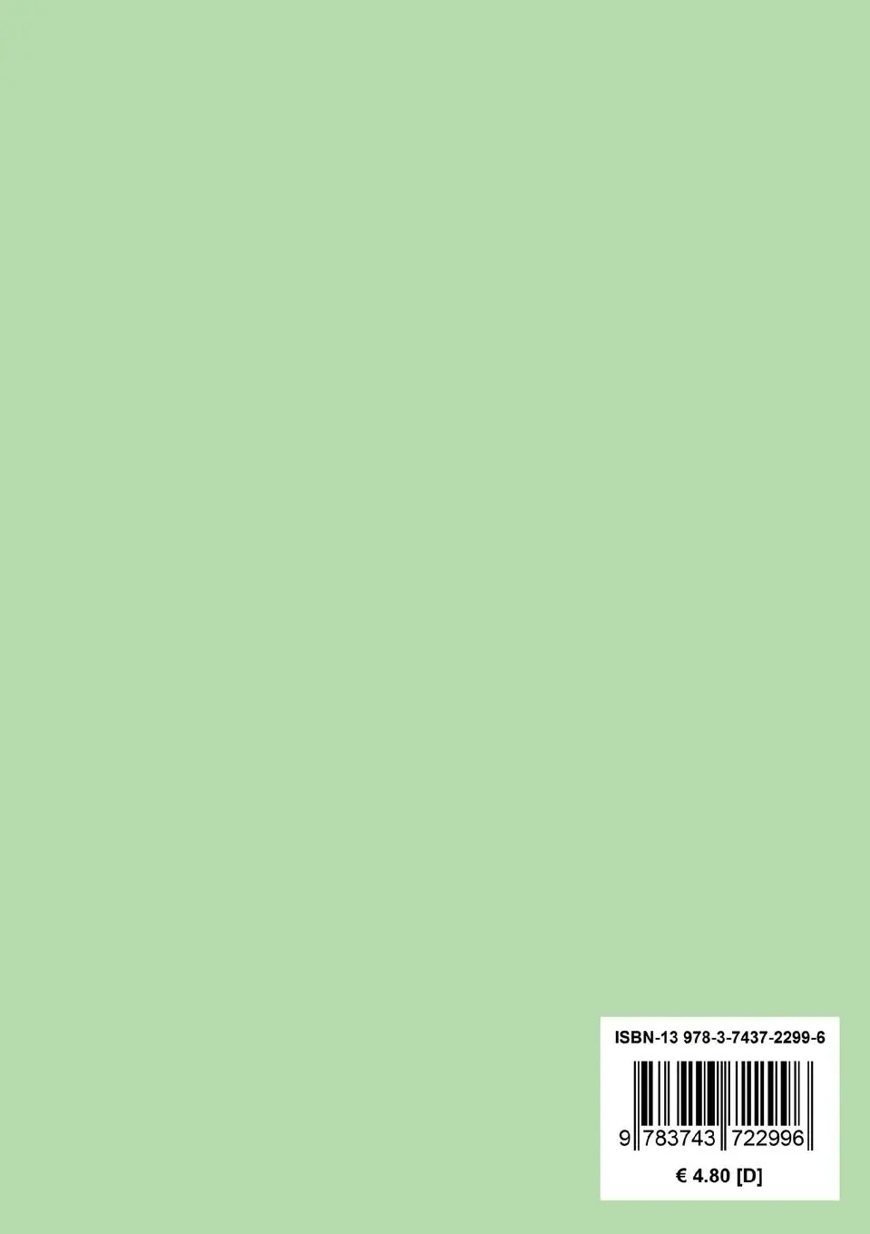Rückseite: 9783743722996 | Die mißbrauchten Liebesbriefe | Gottfried Keller | Taschenbuch | 68 S.
