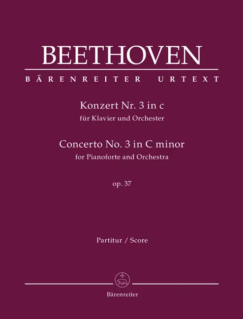 Cover: 9790006522996 | Konzert Nr. 3 in c für Klavier und Orchester op. 37, Partitur | Buch