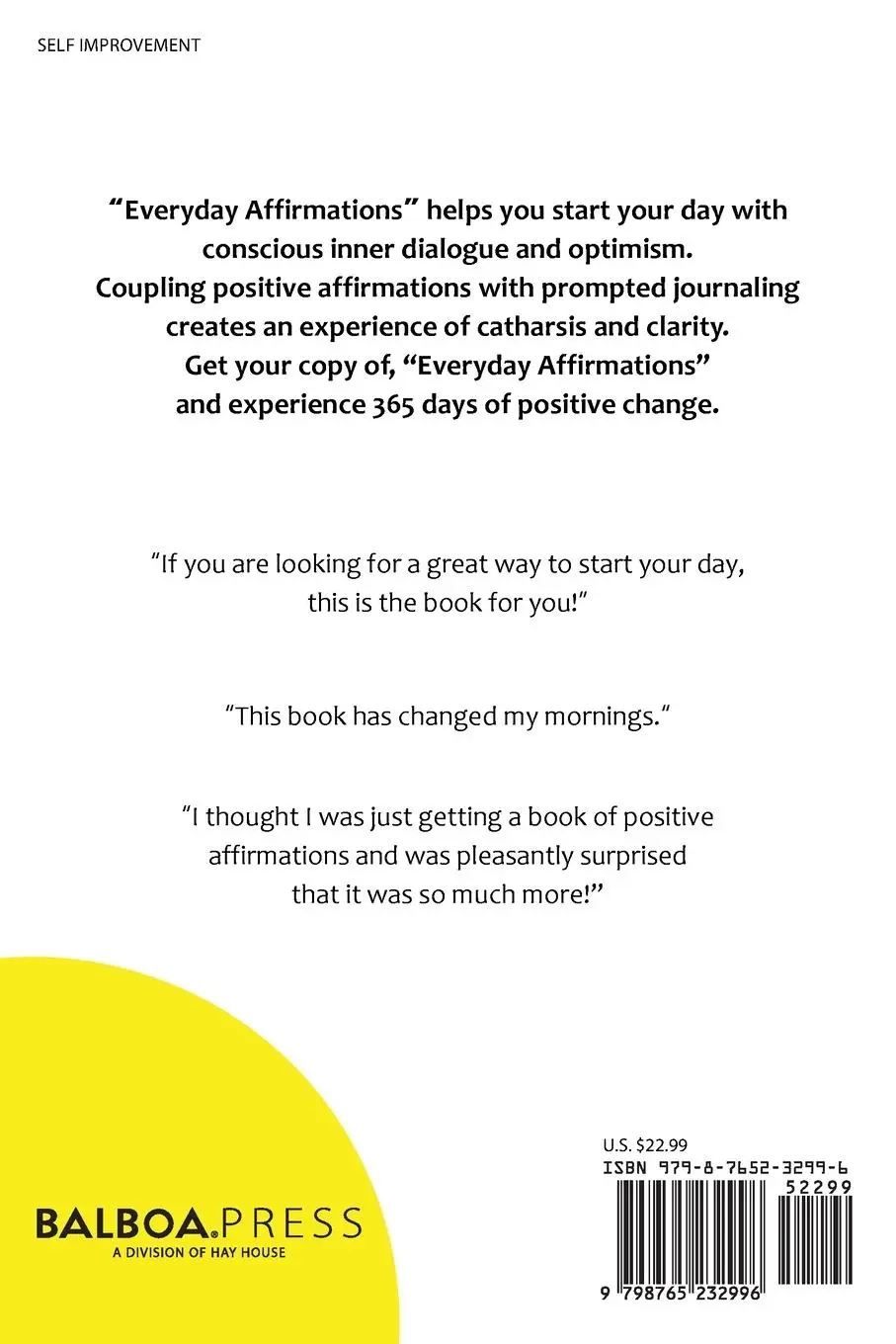 Rückseite: 9798765232996 | Everyday Affirmations | Devyn Penney | Taschenbuch | Englisch | 2022