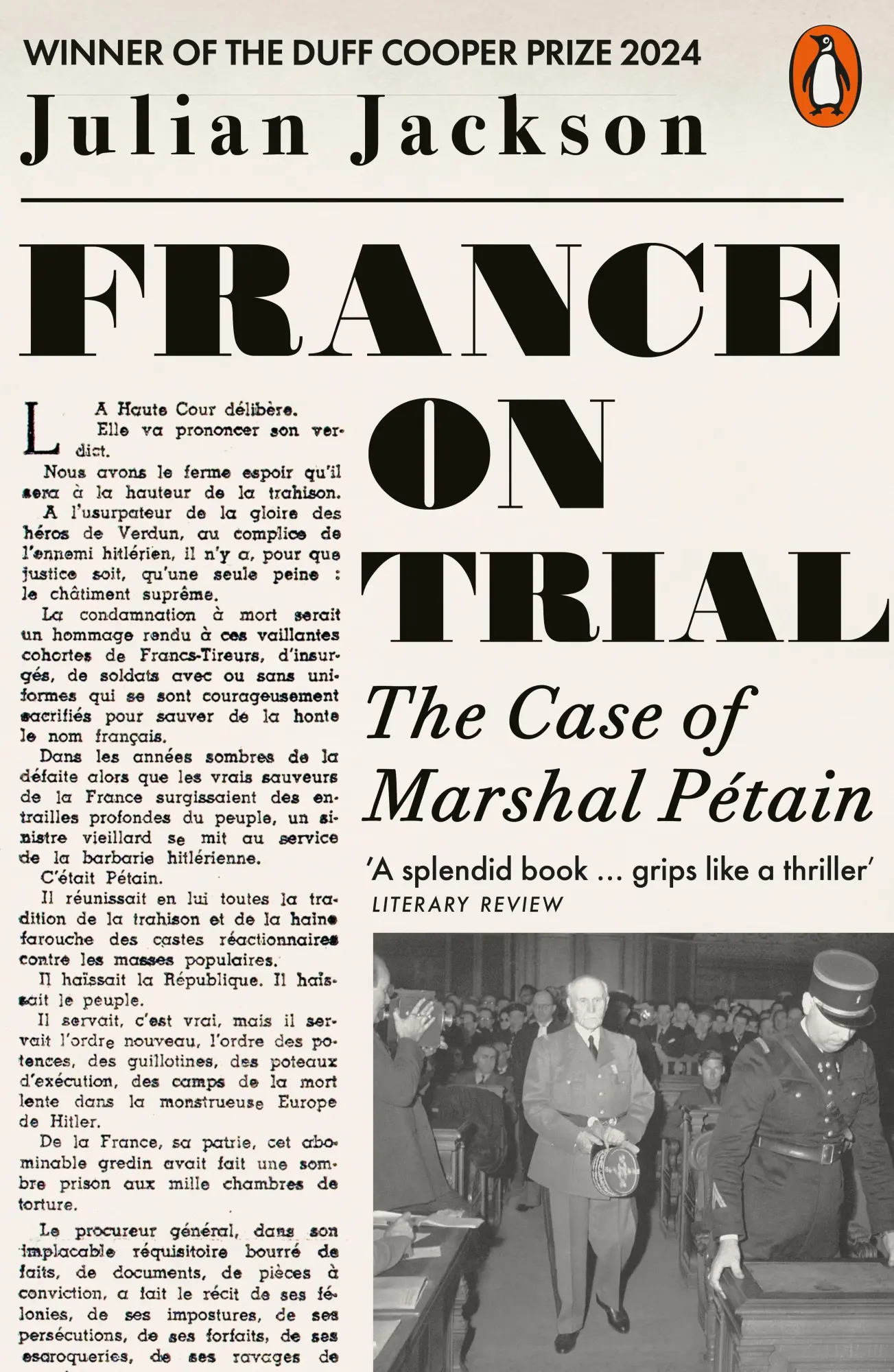 Cover: 9780141993096 | France on Trial | The Case of Marshal Petain | Julian Jackson | Buch