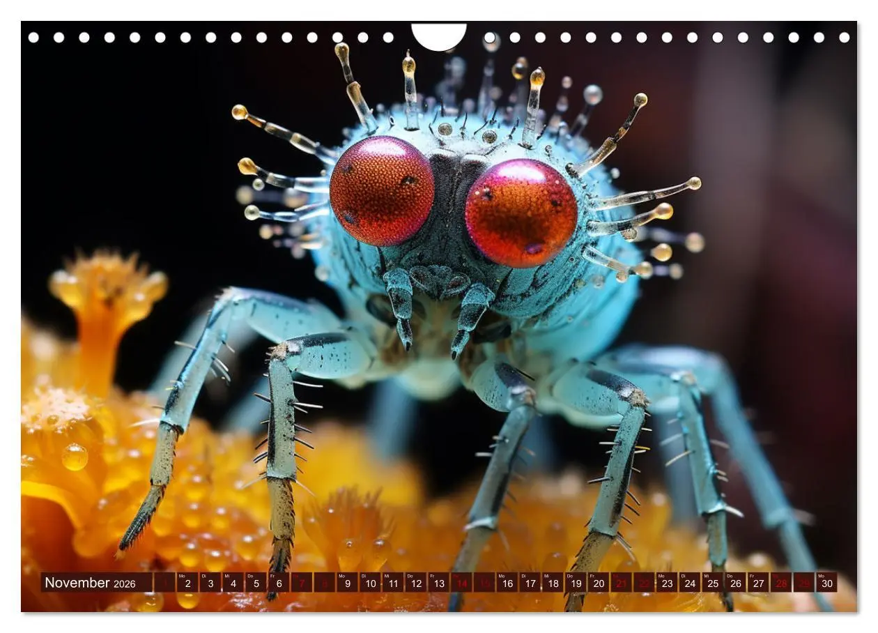 Bild: 9783457363096 | Mikroskopisch niedlich (Wandkalender 2026 DIN A4 quer), CALVENDO...