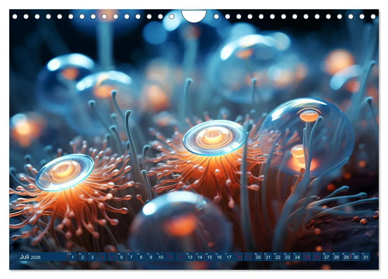 Bild: 9783457363096 | Mikroskopisch niedlich (Wandkalender 2026 DIN A4 quer), CALVENDO...