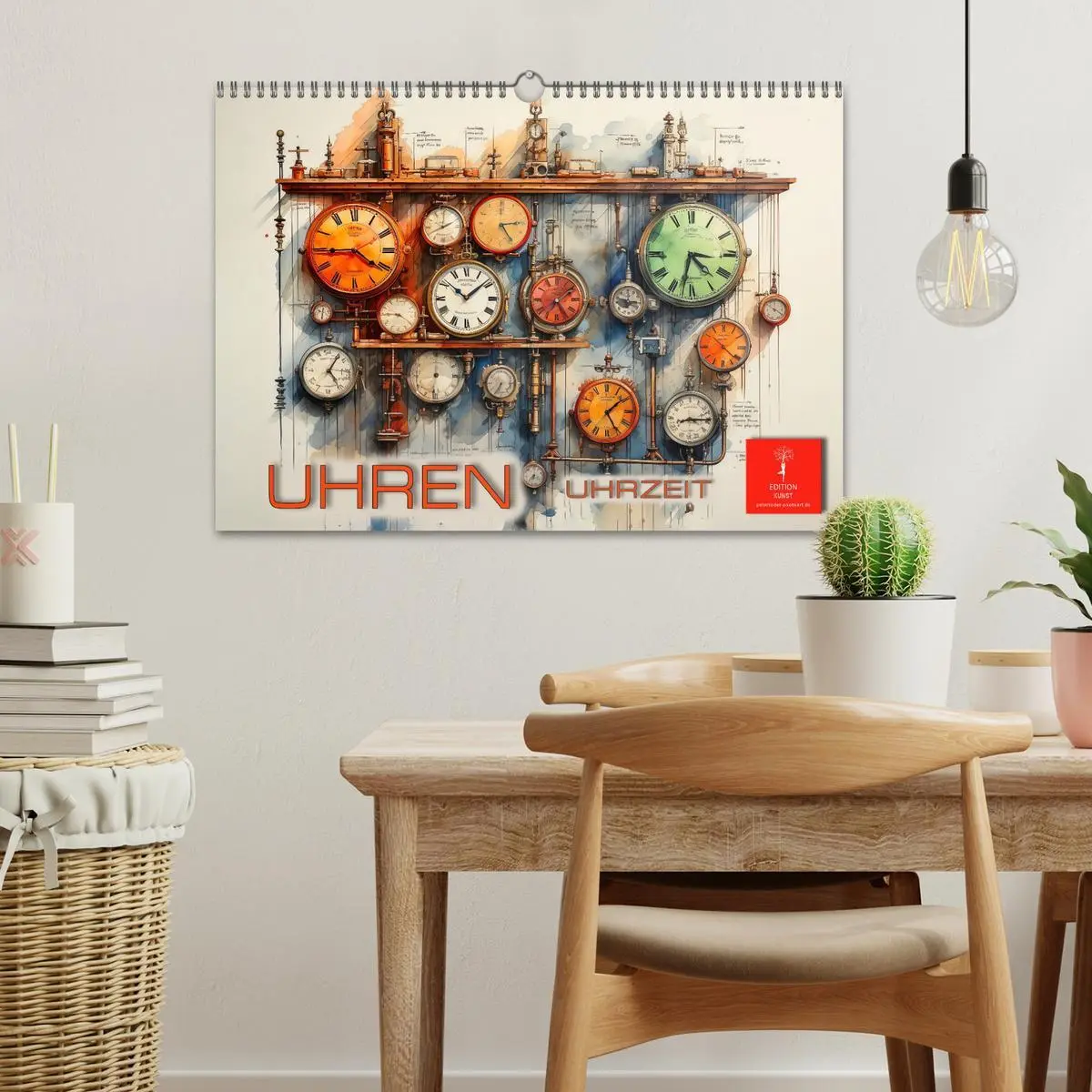 Bild: 9783457503096 | Uhren Uhrzeit (Wandkalender 2026 DIN A3 quer), CALVENDO Monatskalender