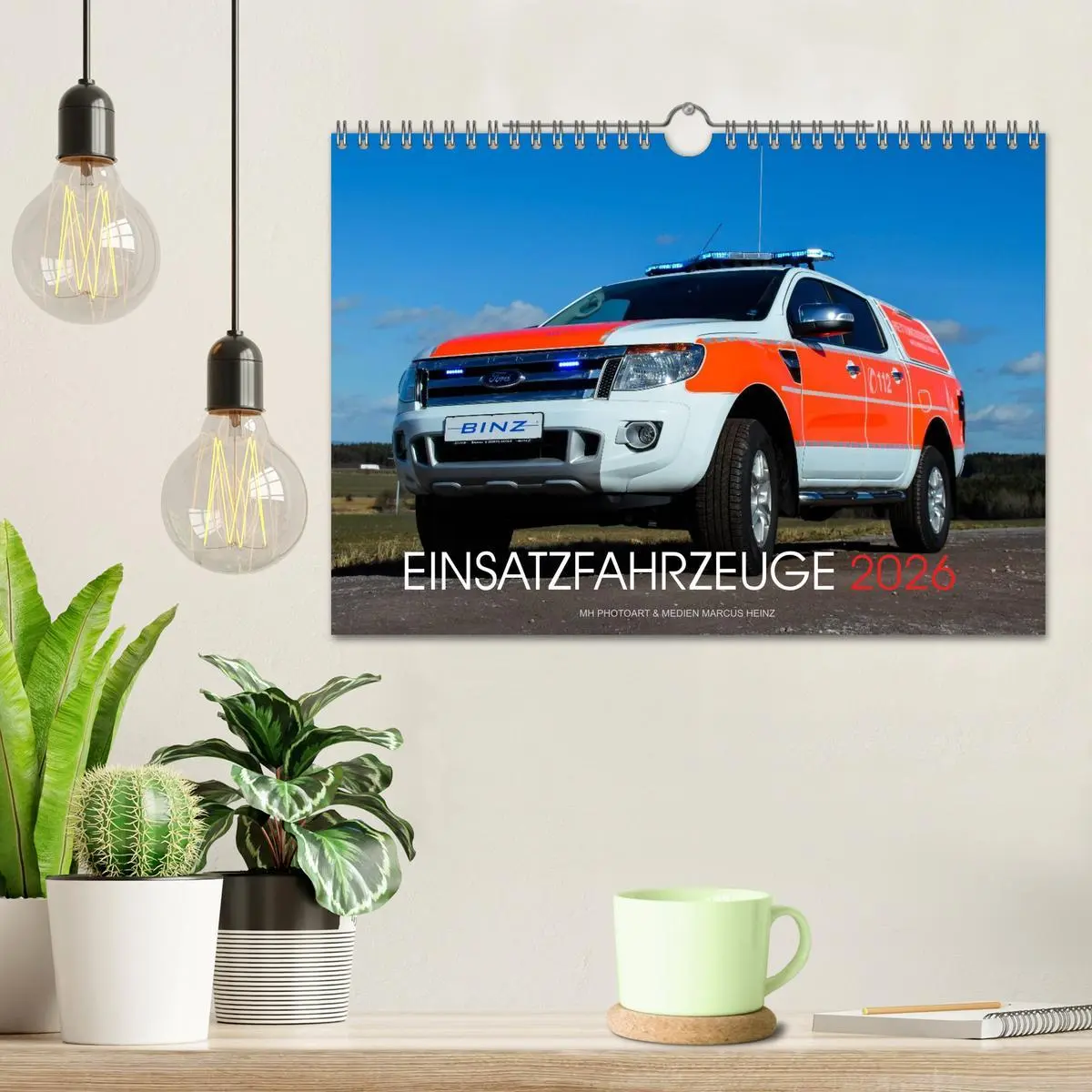 Bild: 9783516073096 | Einsatzfahrzeuge (Wandkalender 2026 DIN A4 quer), CALVENDO...